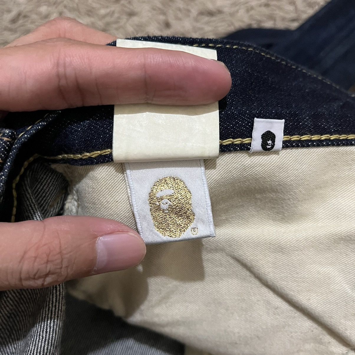 Bape Rare OG Bape Sta Patchwork Denim Pants Size US 38 / EU 54 - 9 Thumbnail