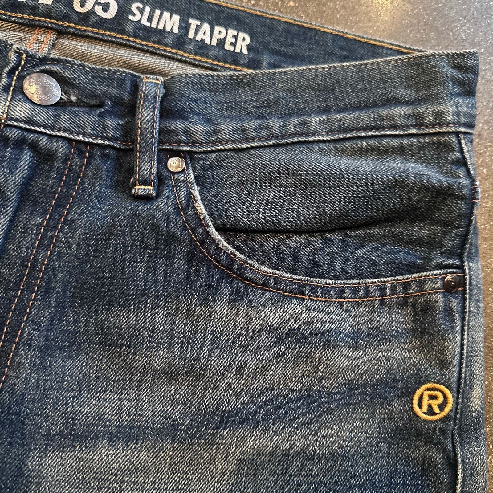 Bape 08 Bathing Ape paint splatter logo design washed denim jeans Size US 34 / EU 50 - 11 Thumbnail