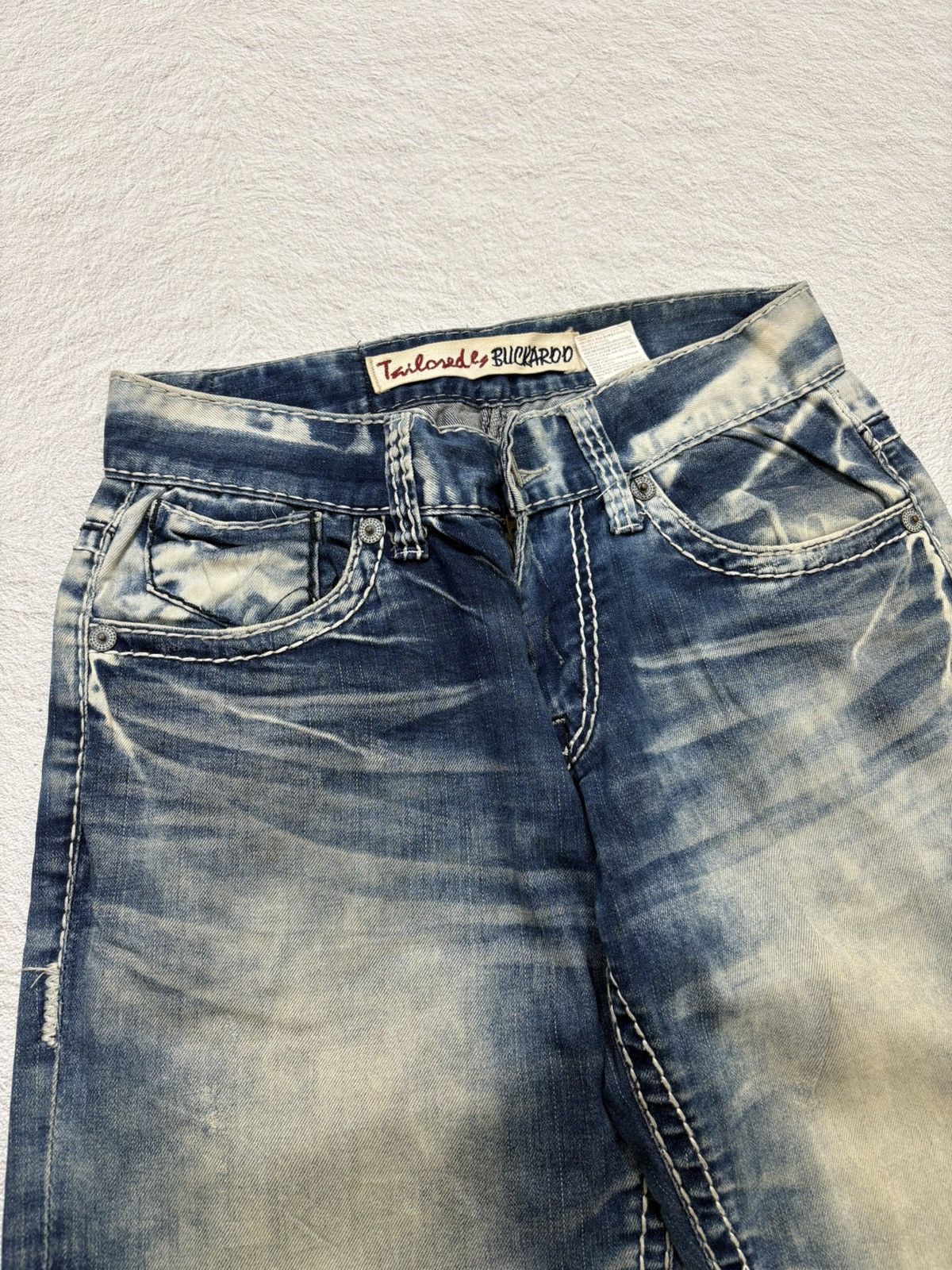 Hysteric Glamour × If Six Was Nine × Le Grande Bleu (L.G.B.) 2000s buckaro japan acid wash denim Y2k style Size US 29 - 3 Thumbnail