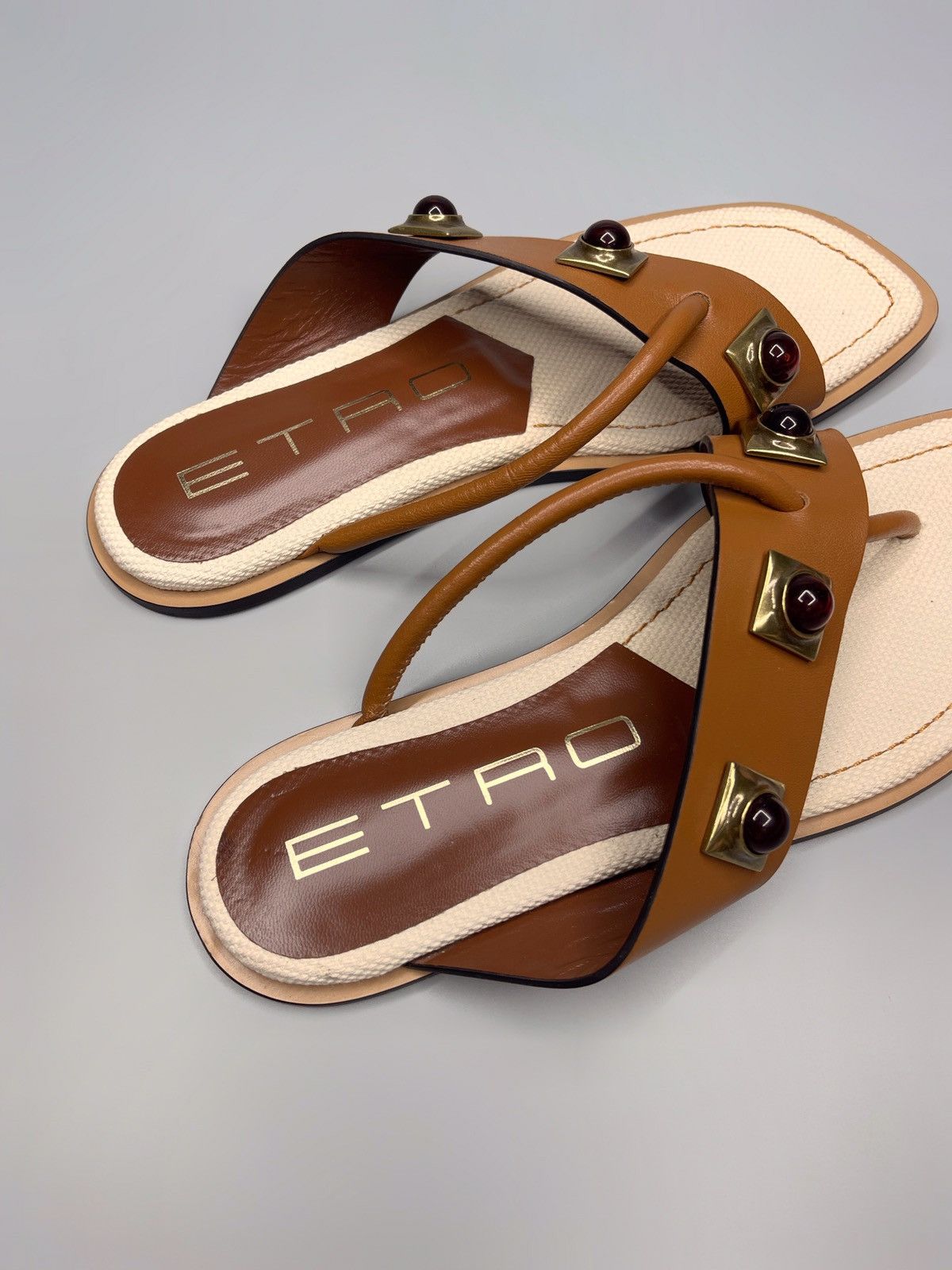 Designer × Etro Etro Sandals Size US 10 / IT 40 - 3 Thumbnail
