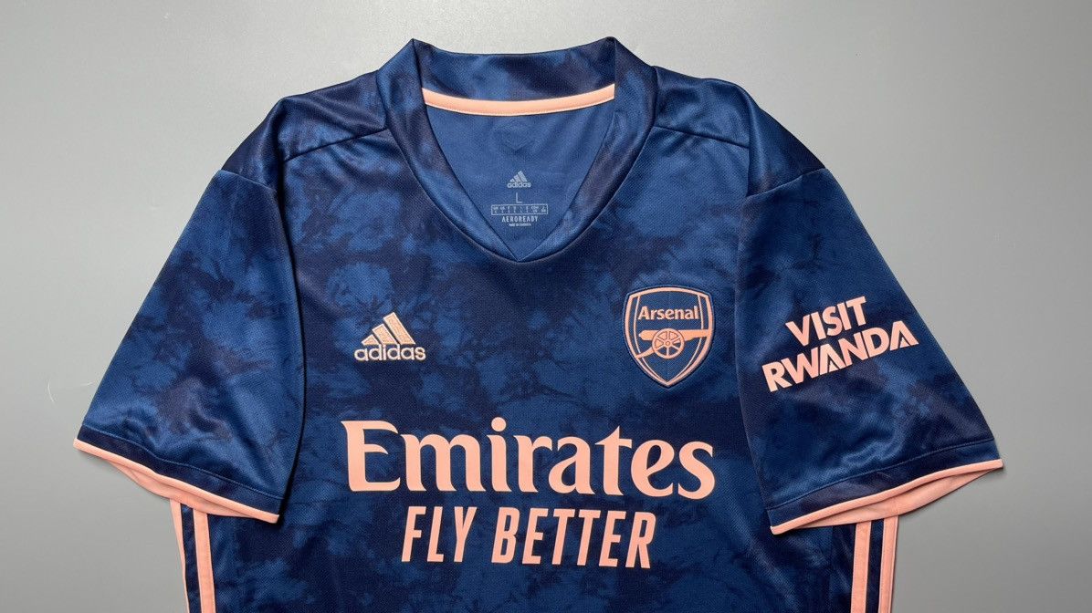 Vintage ARSENAL ADIDAS 2020/2021 SOCCER THIRD JERSEY #35 MARTINELLI Size US L / EU 52-54 / 3 - 3 Thumbnail