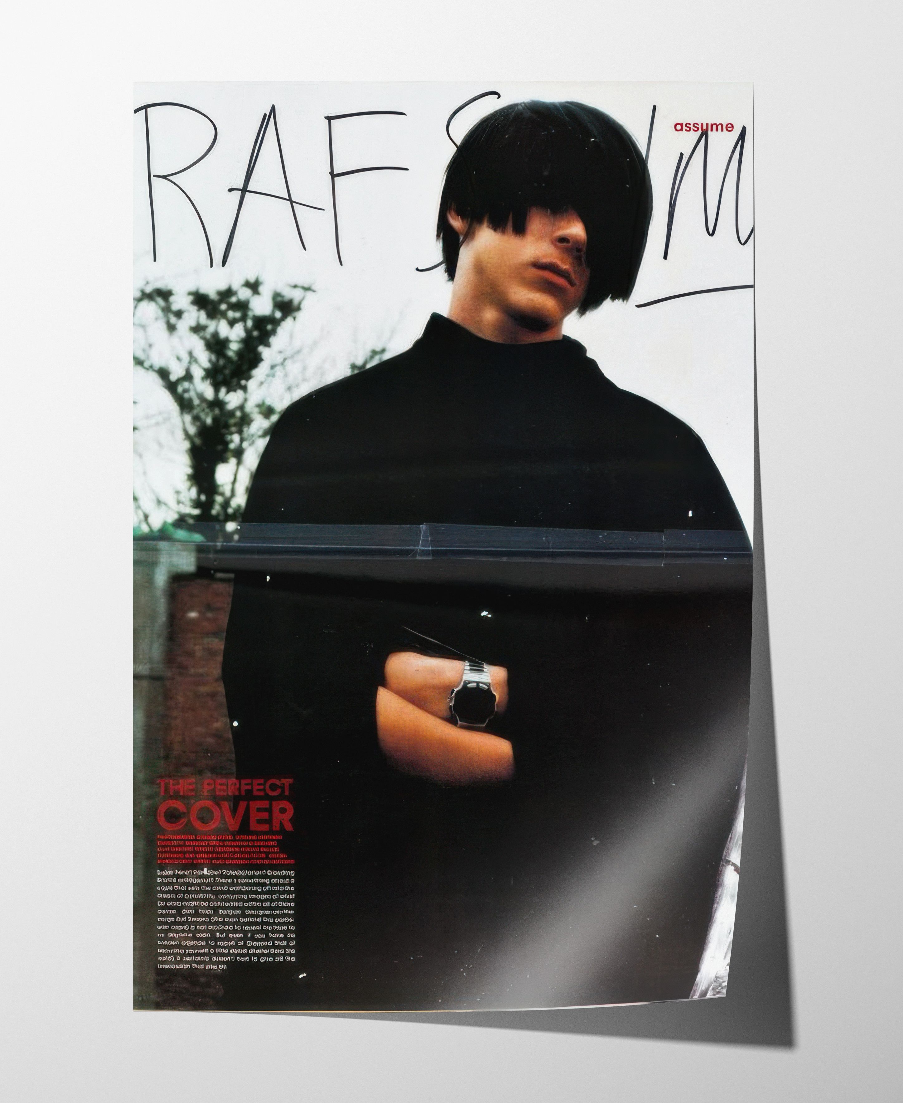 【非売品】<5/11まで>ラフシモンズ 032c タイアップ 2015 ポスター Raf Simons 032c FW14-15 ISSUE RARE RAF SIMONS RETROSPECTIVE | Grailed