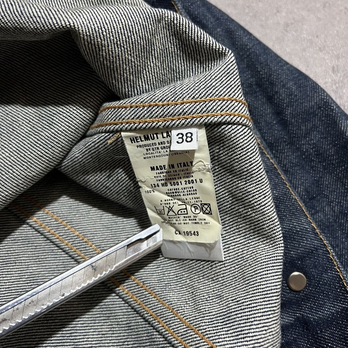 Helmut Lang Helmut Lang 1998 Slim 2 Pocket Vintage Denim Jacket Size XS / US 0-2 / IT 36-38 - 7 Thumbnail