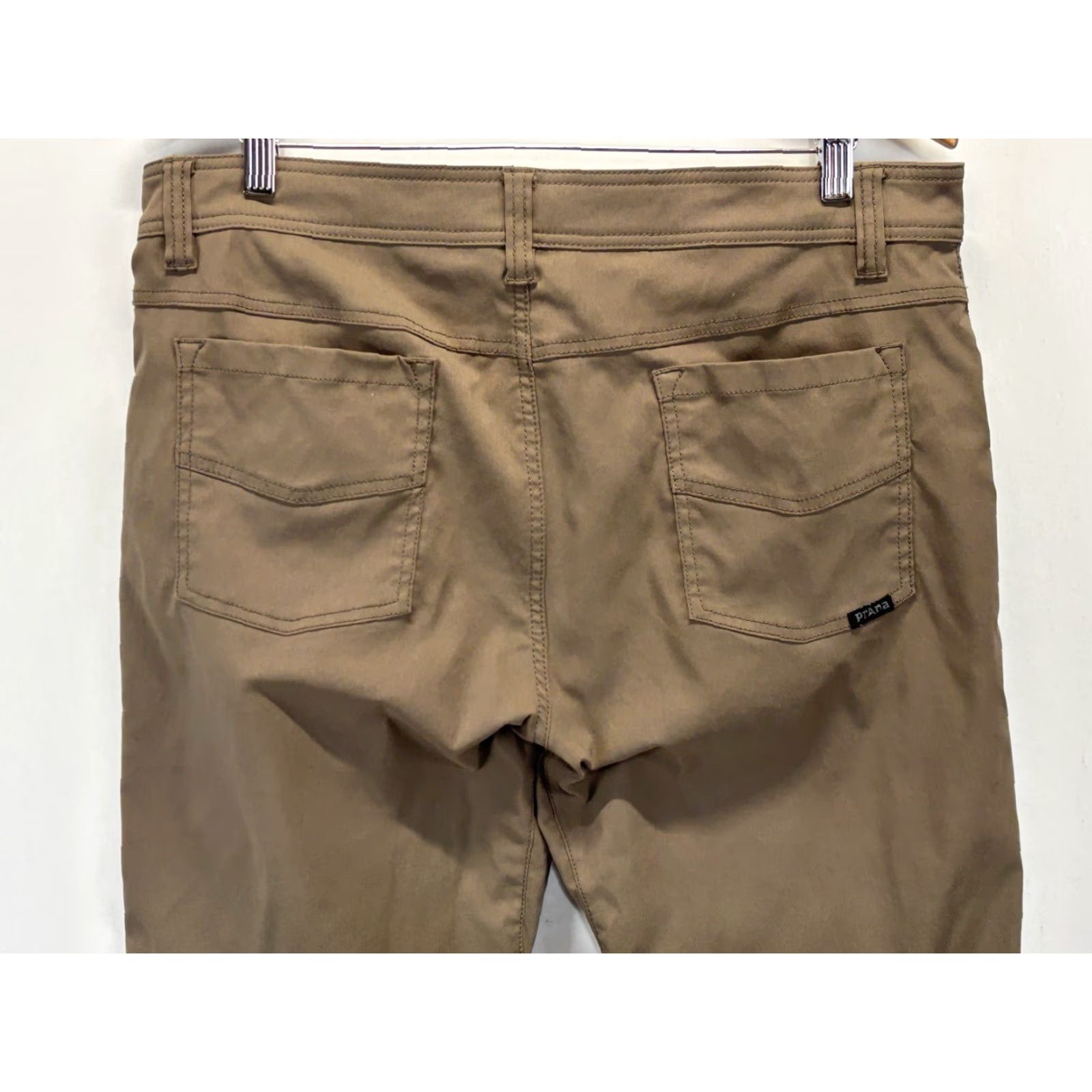 Prana prAna Brion II Slim Hiking Pants 36x32 Stretch Brown Outdoor Casual Men's Size US 36 / EU 52 - 4 Thumbnail