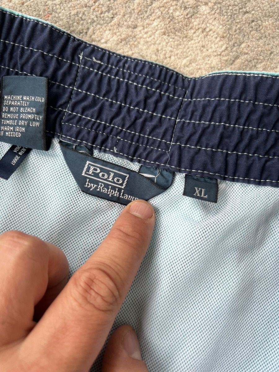 Polo Ralph Lauren Vintage Polo Ralph Lauren Swimming Shorts Size US 36 / EU 52 - 4 Thumbnail