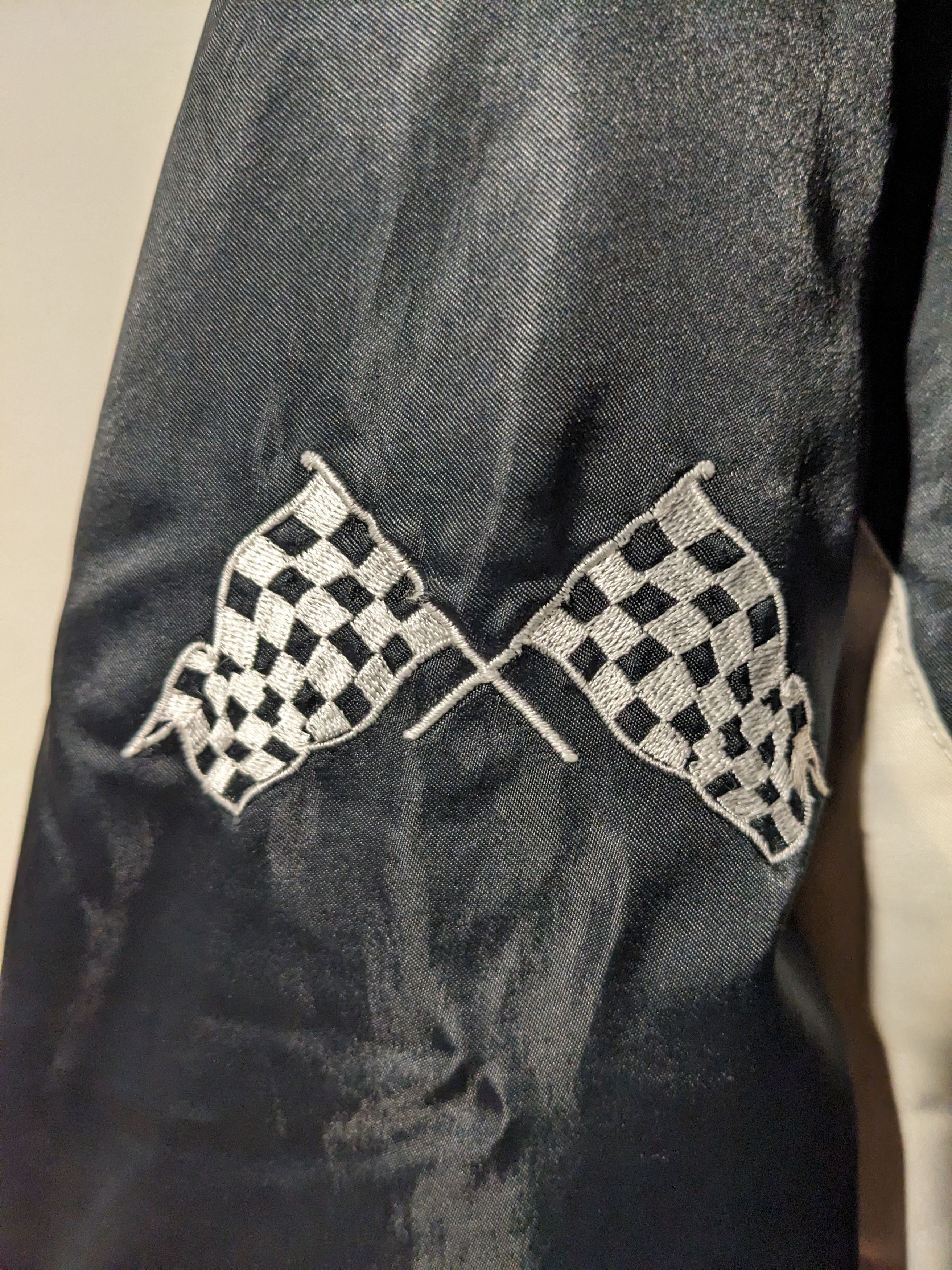 NASCAR × Vintage Vintage 90s Rusty Wallace Nascar Speedway Black Large Jacket Size US L / EU 52-54 / 3 - 6 Thumbnail