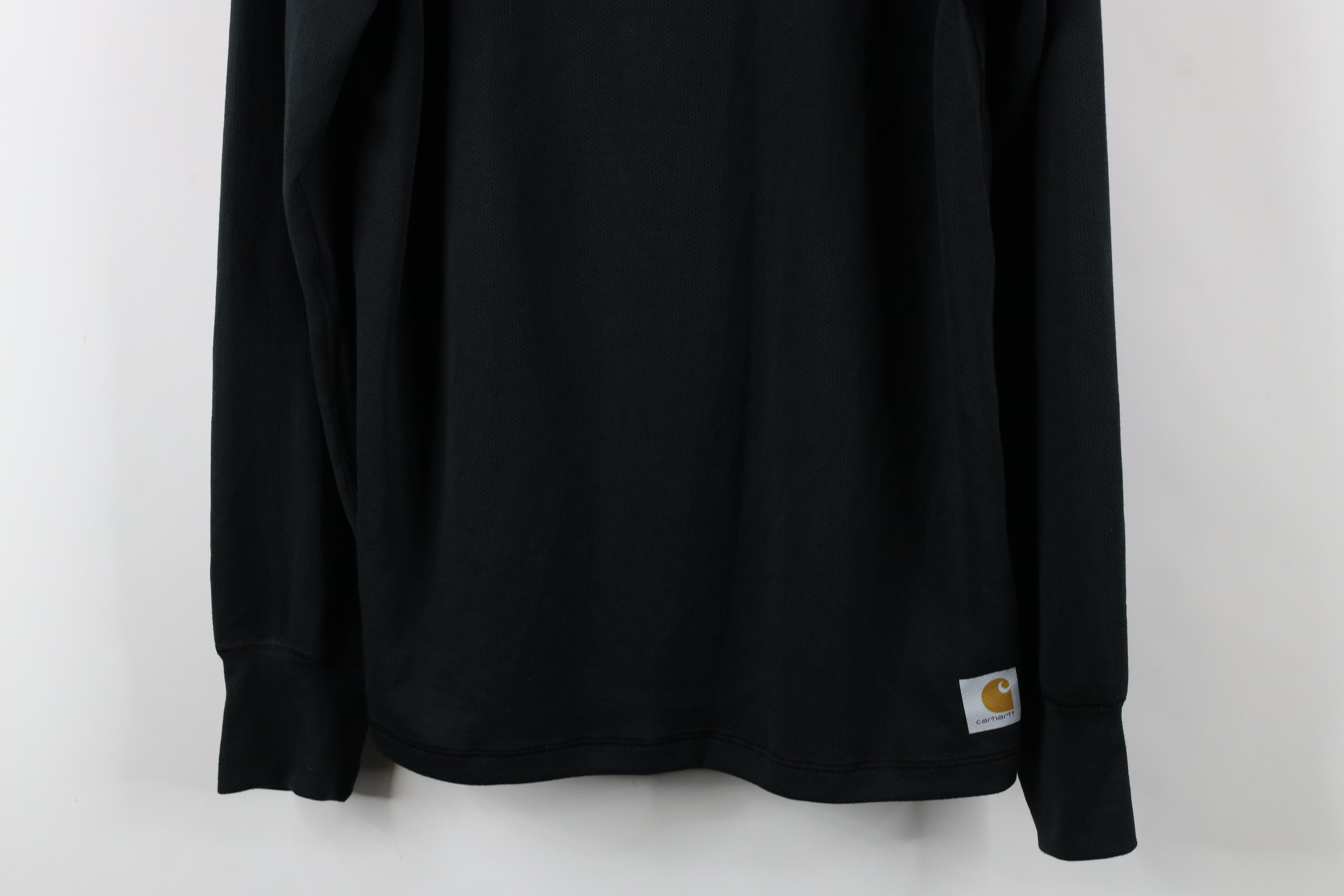 Carhartt × Vintage Vintage Carhartt Thermal Knit Long Sleeve T-Shirt Black Size US L / EU 52-54 / 3 - 3 Thumbnail