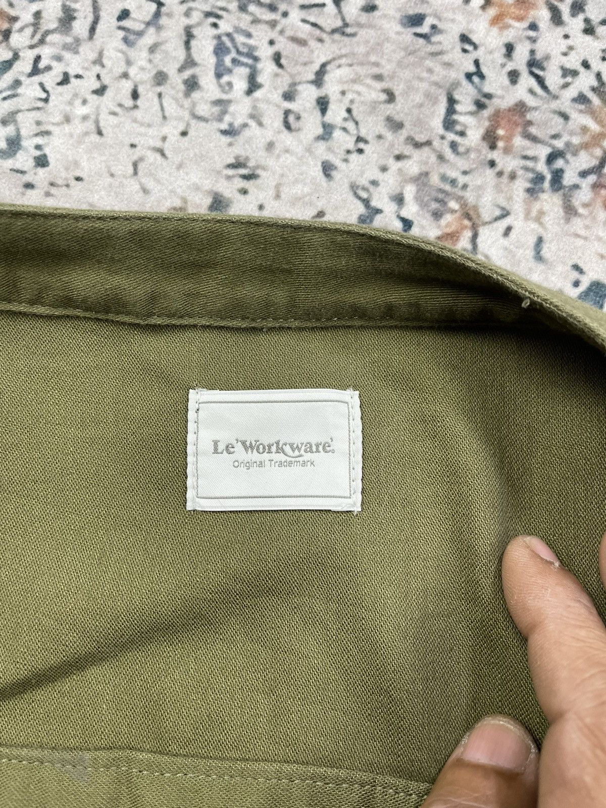 Japanese Brand Le Workware Journal Standard Collarless Belted Jackets Size M / US 6-8 / IT 42-44 - 14 Thumbnail