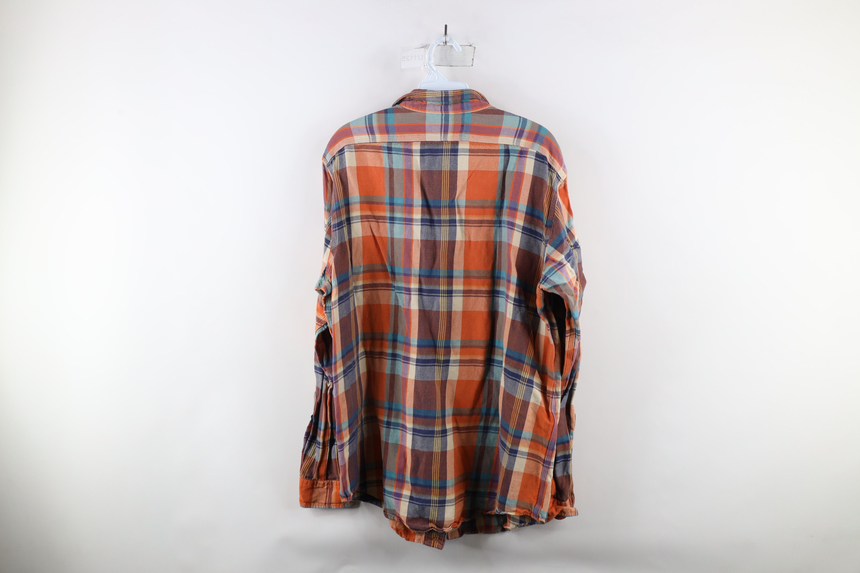 Polo Ralph Lauren Vintage 90s Ralph Lauren Madras Plaid Flannel Button Shirt Size US L / EU 52-54 / 3 - 10 Thumbnail