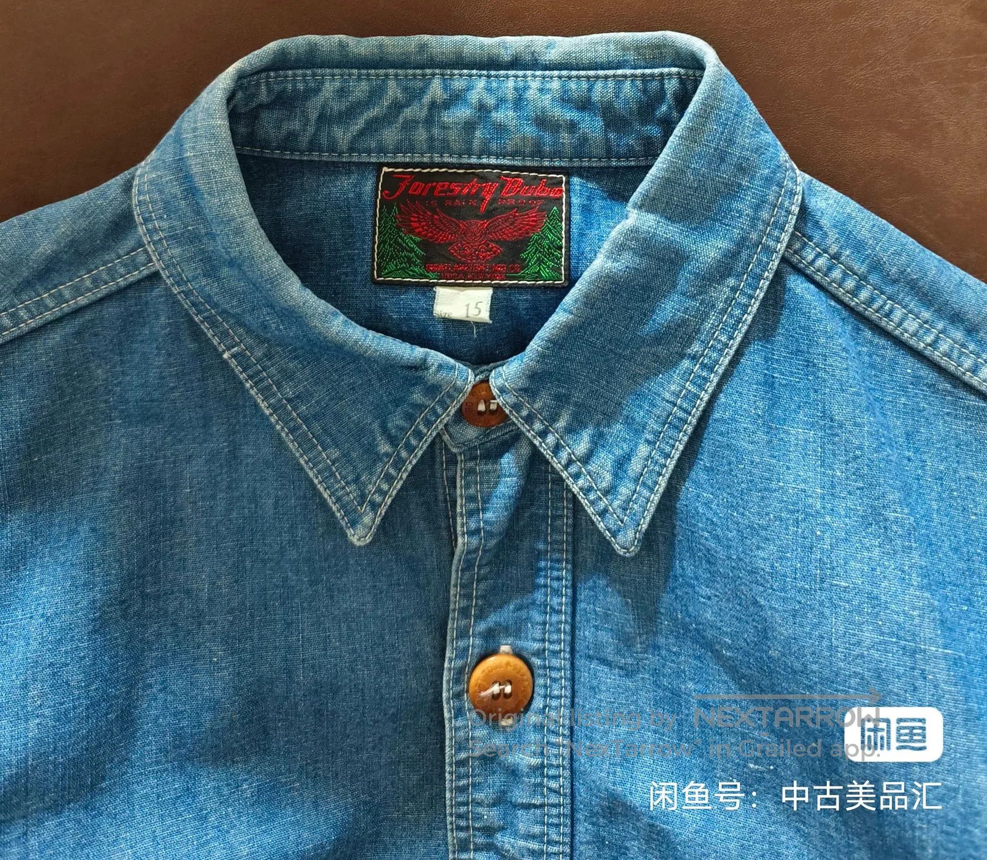 Freewheelers Freewheelers Blue Denim Shirt Limited Edition. Size US M / EU 48-50 / 2 - 4 Thumbnail