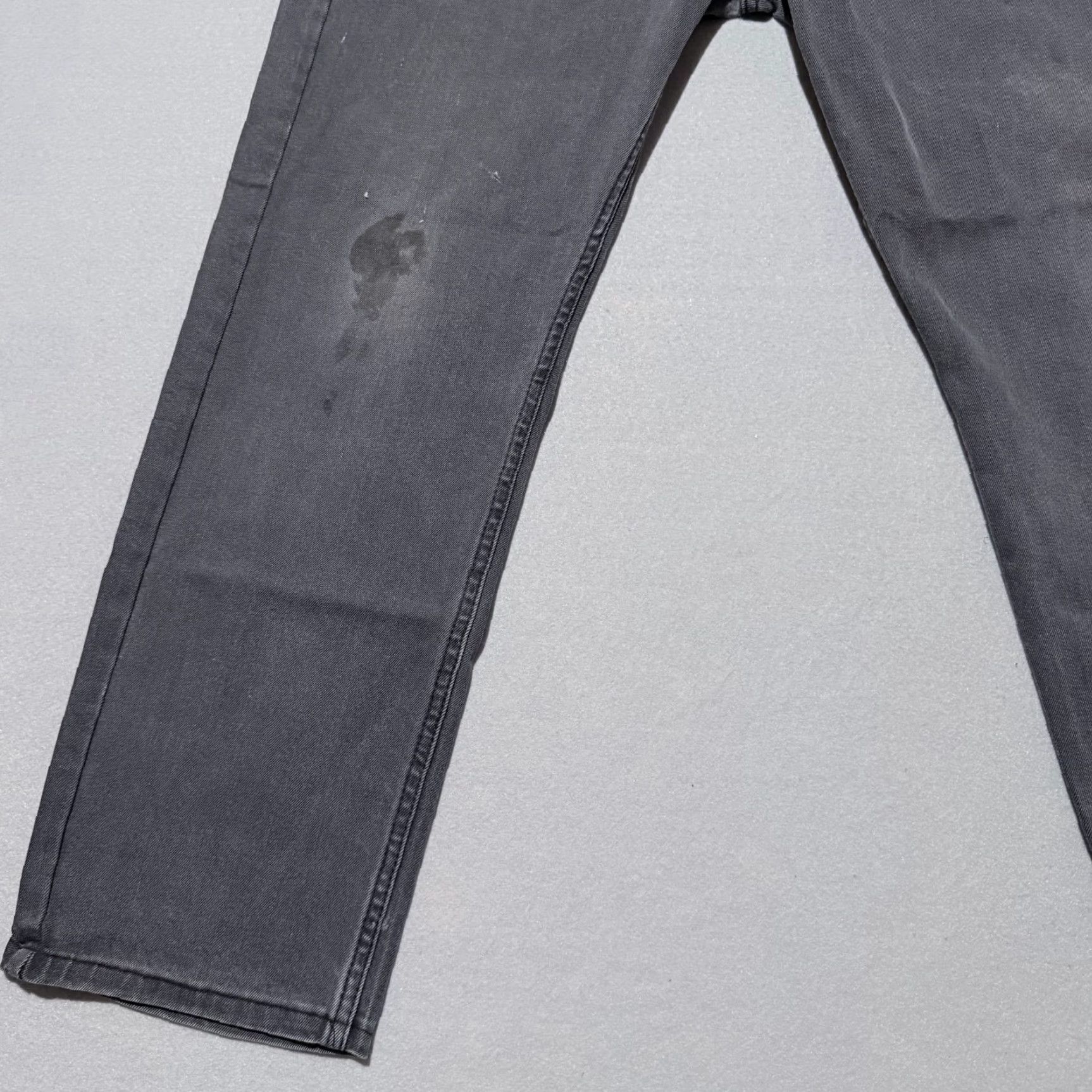 Levi's Levi's Jeans Men Gray 569 Loose Straight Mid Rise 34x32 Distressed Denim 5-Pocket Design Jeans Size US 34 / EU 50 - 5 Thumbnail