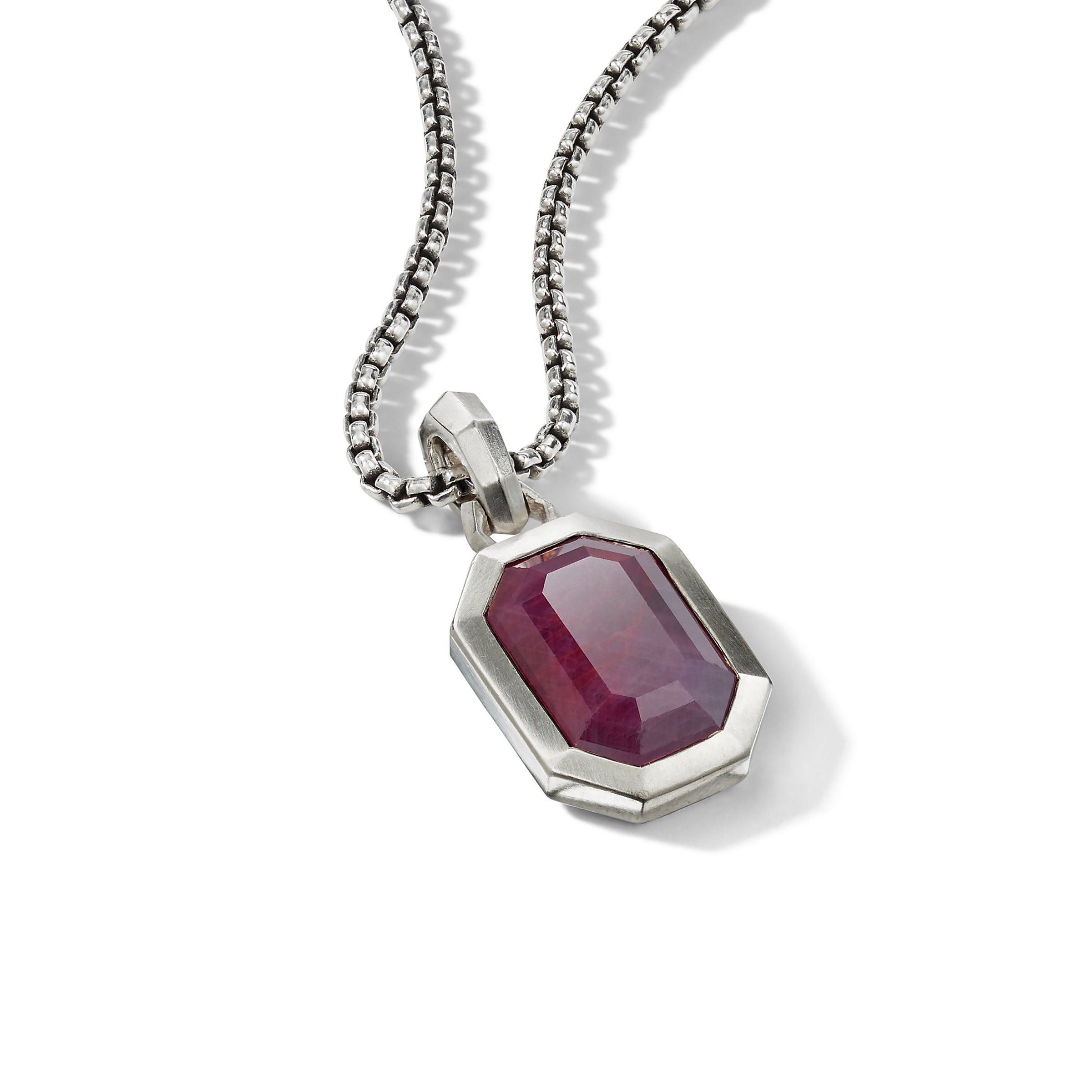 David Yurman o1w1db10625 D13320 Size:6/ Amulet in Silver with Indian Ruby Size ONE SIZE - 2 Thumbnail