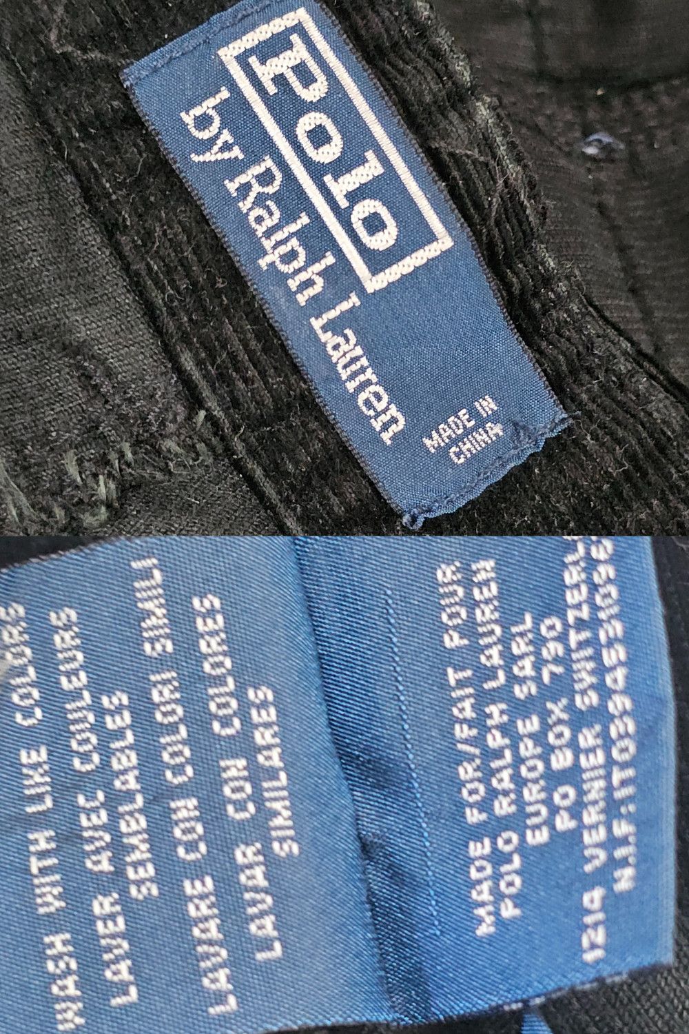 Polo Ralph Lauren Polo RL “Bullet Rivet” Corduroy Utility Cargos – early 2000s Size US 32 / EU 48 - 13 Thumbnail