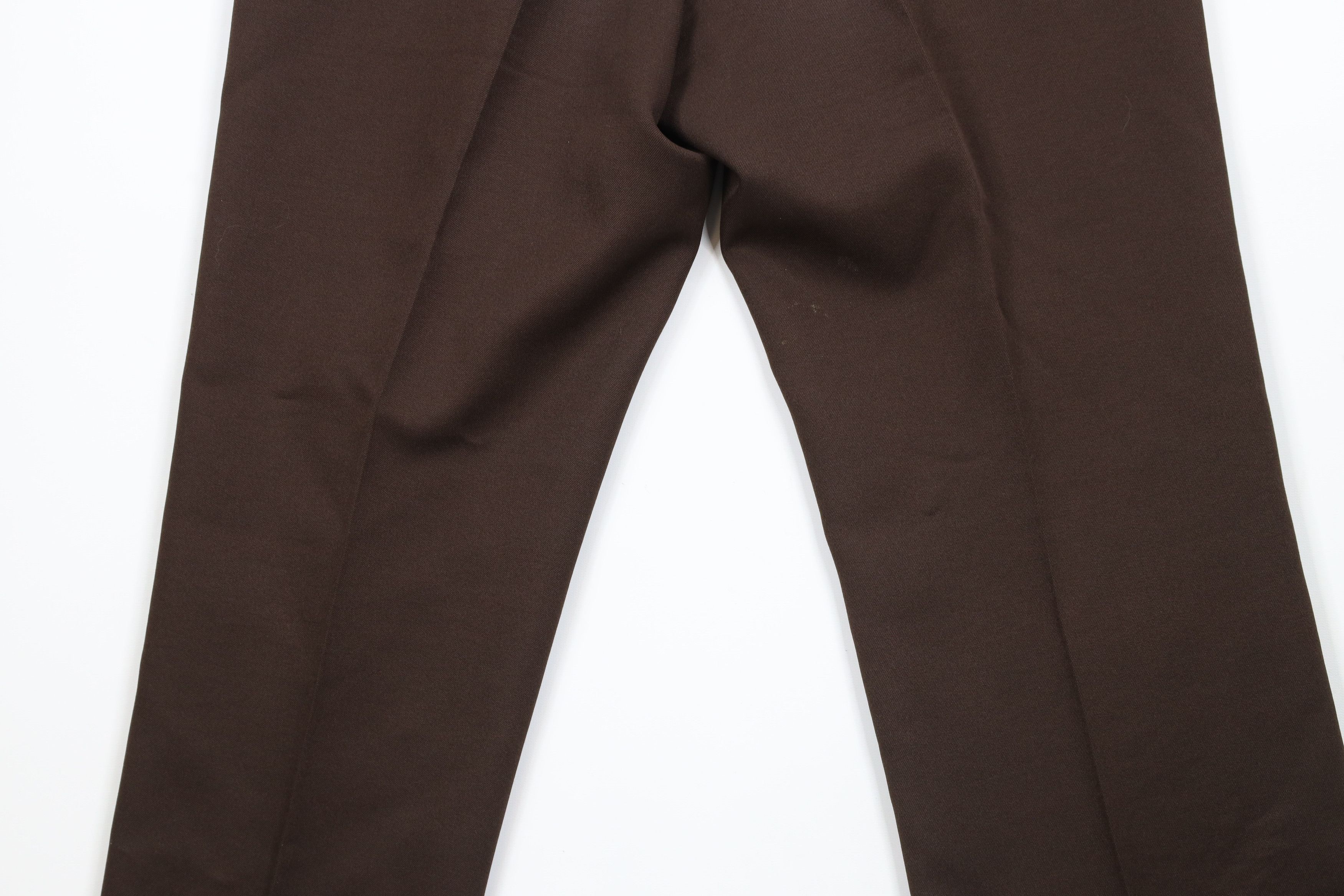 Vintage Vintage 70s Streetwear Flared Wide Leg Chino Pants Brown USA Size US 34 / EU 50 - 13 Thumbnail