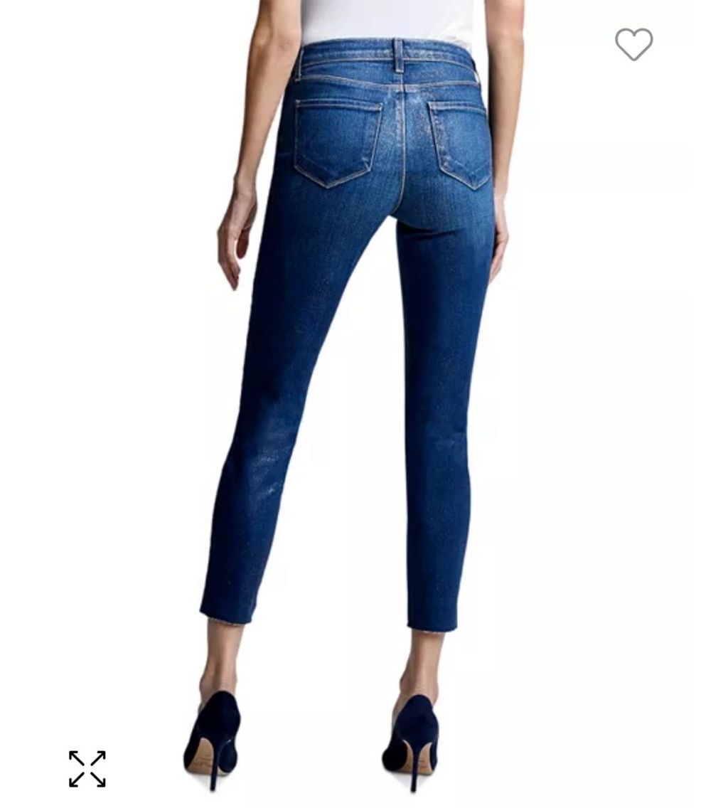 L'AGENCE Women's L'AGENCE Jeans, Size 26, Dark Blue Size 26" / US 2 / IT 38 - 2 Thumbnail