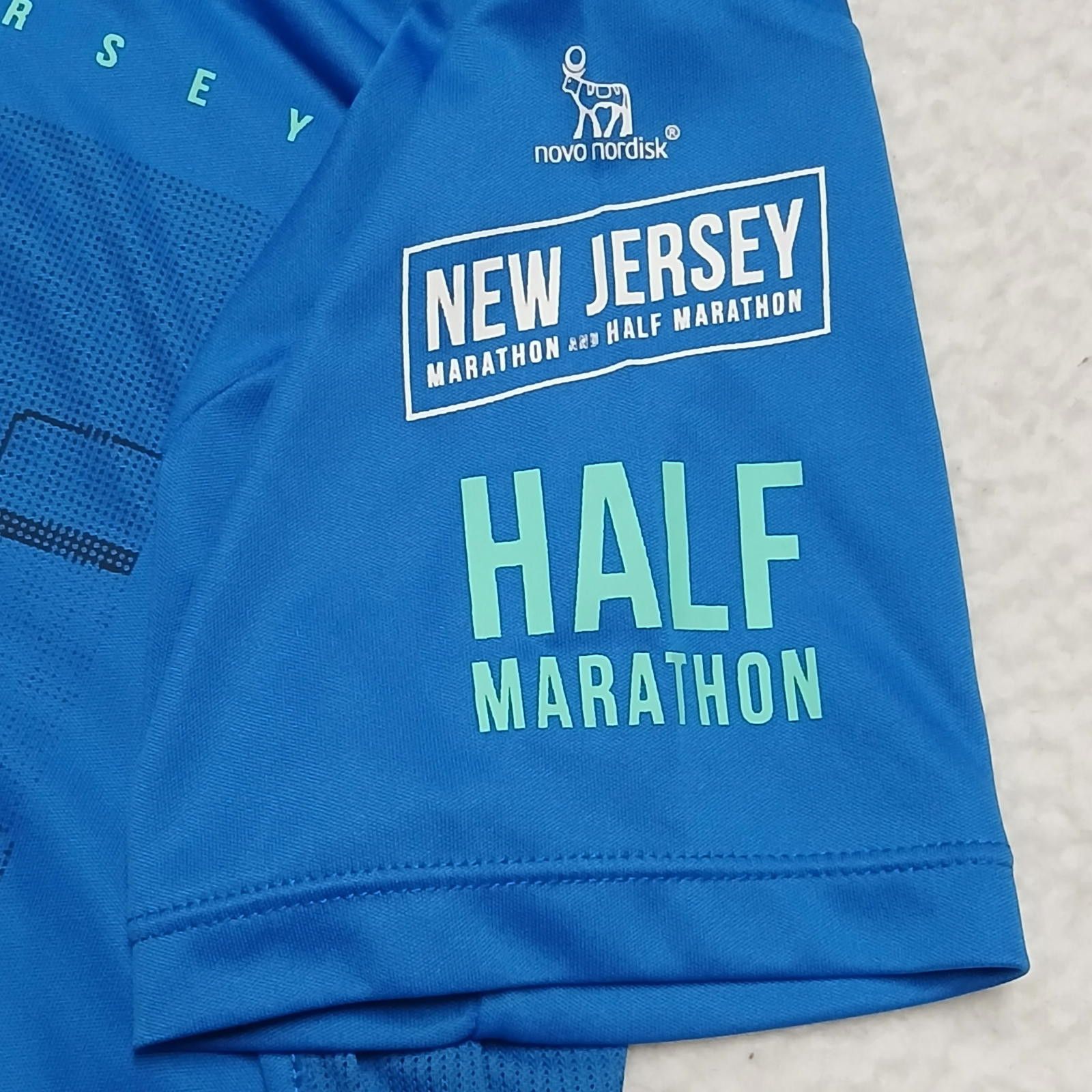 Diadora Diadora NJ Marathon Performance Tee M Blue Size ONE SIZE - 7 Thumbnail