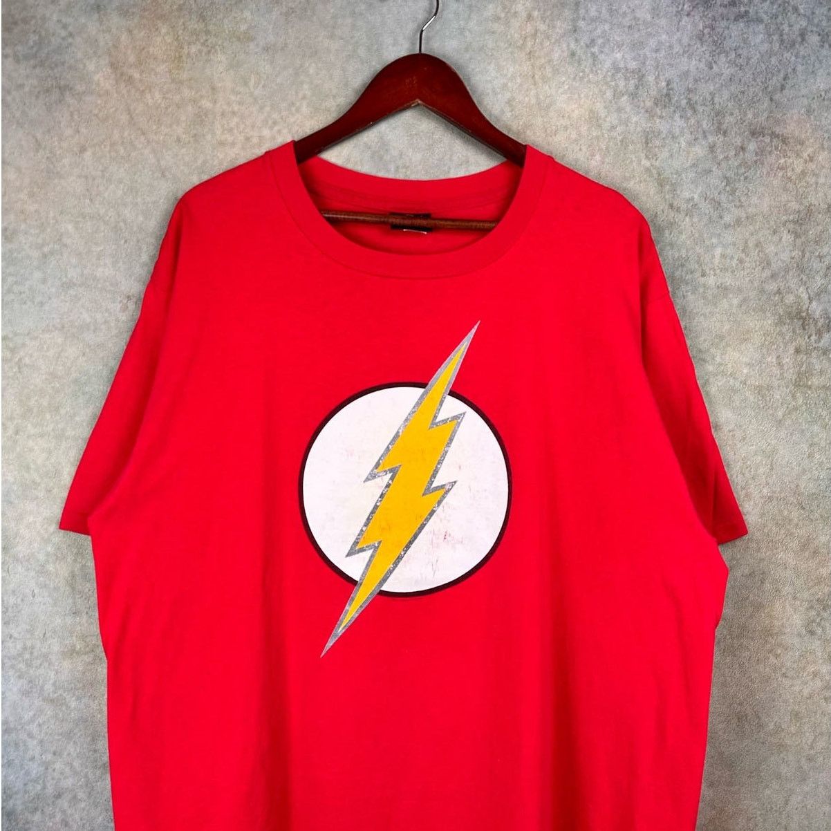 Changes × DC Comics × Vintage Vintage 90s The Flash Logo T Shirt XL DC Comics Red Retro Size US XL / EU 56 / 4 - 2 Thumbnail