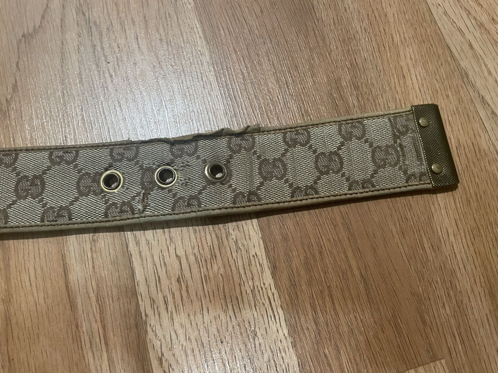 Gucci Vintage Gucci Webbed Belt(SOLD❌) Size 32 - 4 Thumbnail