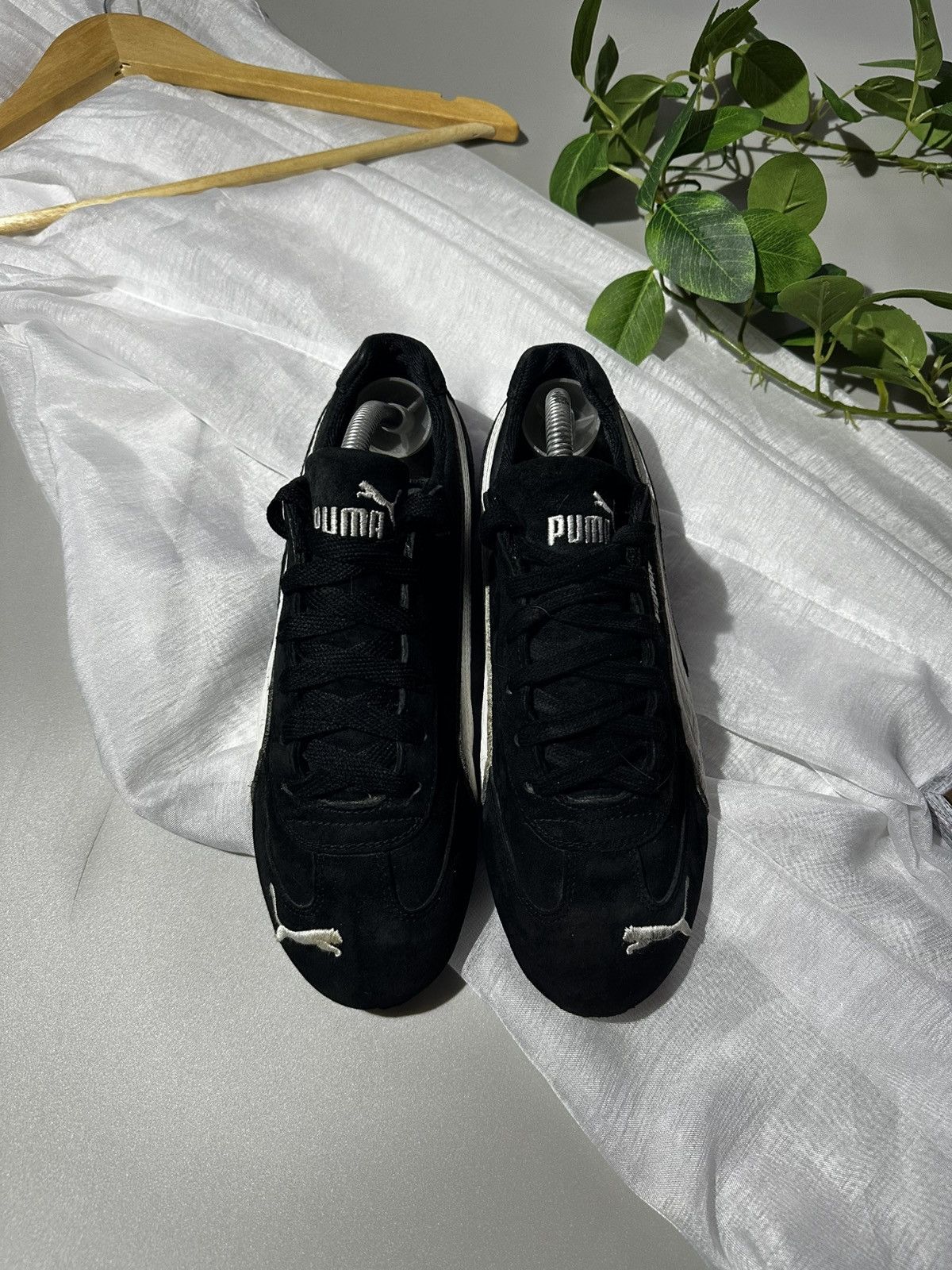 Puma Puma Speedcat LS Black White Suede Racing Shoes Size US 9 / EU 42 - 3 Thumbnail