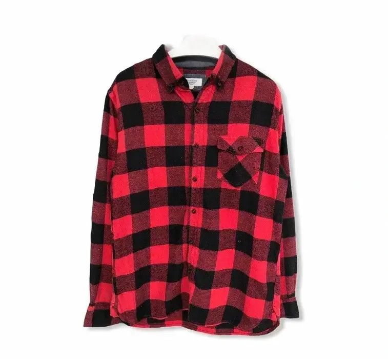 Flannel × Japanese Brand Japanese Brand Glove House Plaid Tartan Flannel Shirt Size US M / EU 48-50 / 2 - 1 Thumbnail