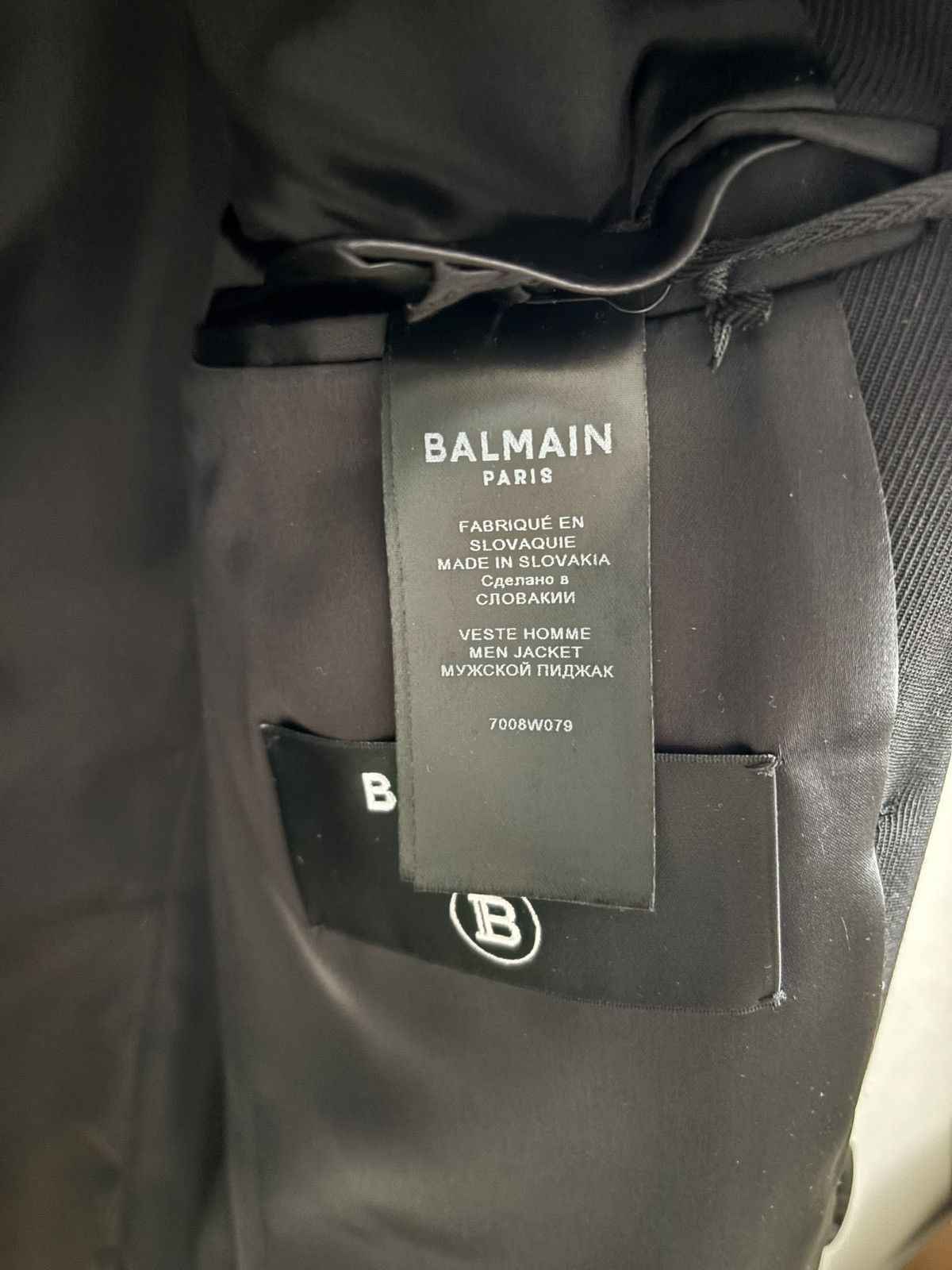 Balmain Black Balmain jacket size 50 Size 50L - 7 Thumbnail