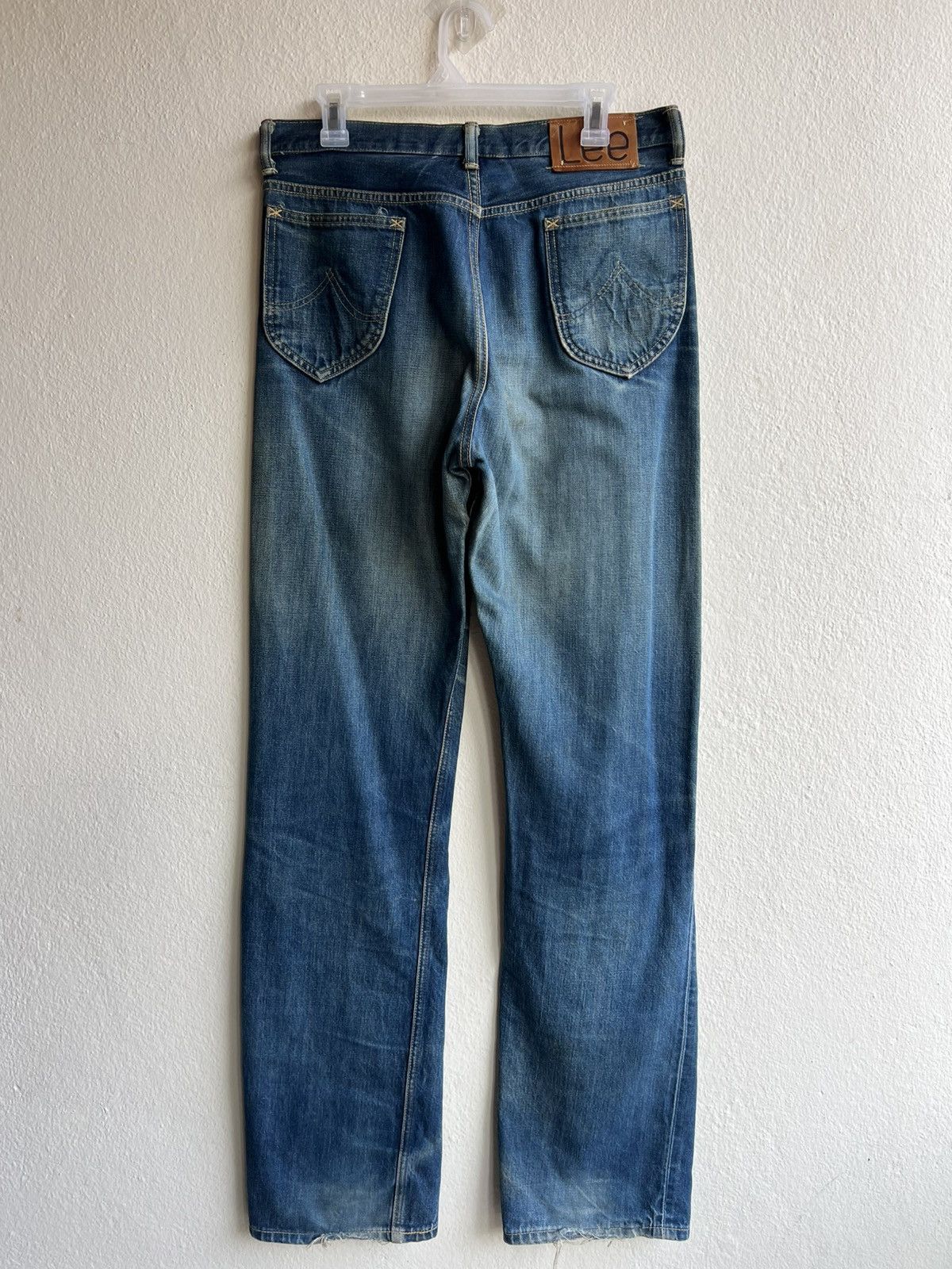 Lee Dirty Mud Stains Denim 90s Lee WW2 Model Selvedge Jeans Size US 32 / EU 48 - 3 Thumbnail