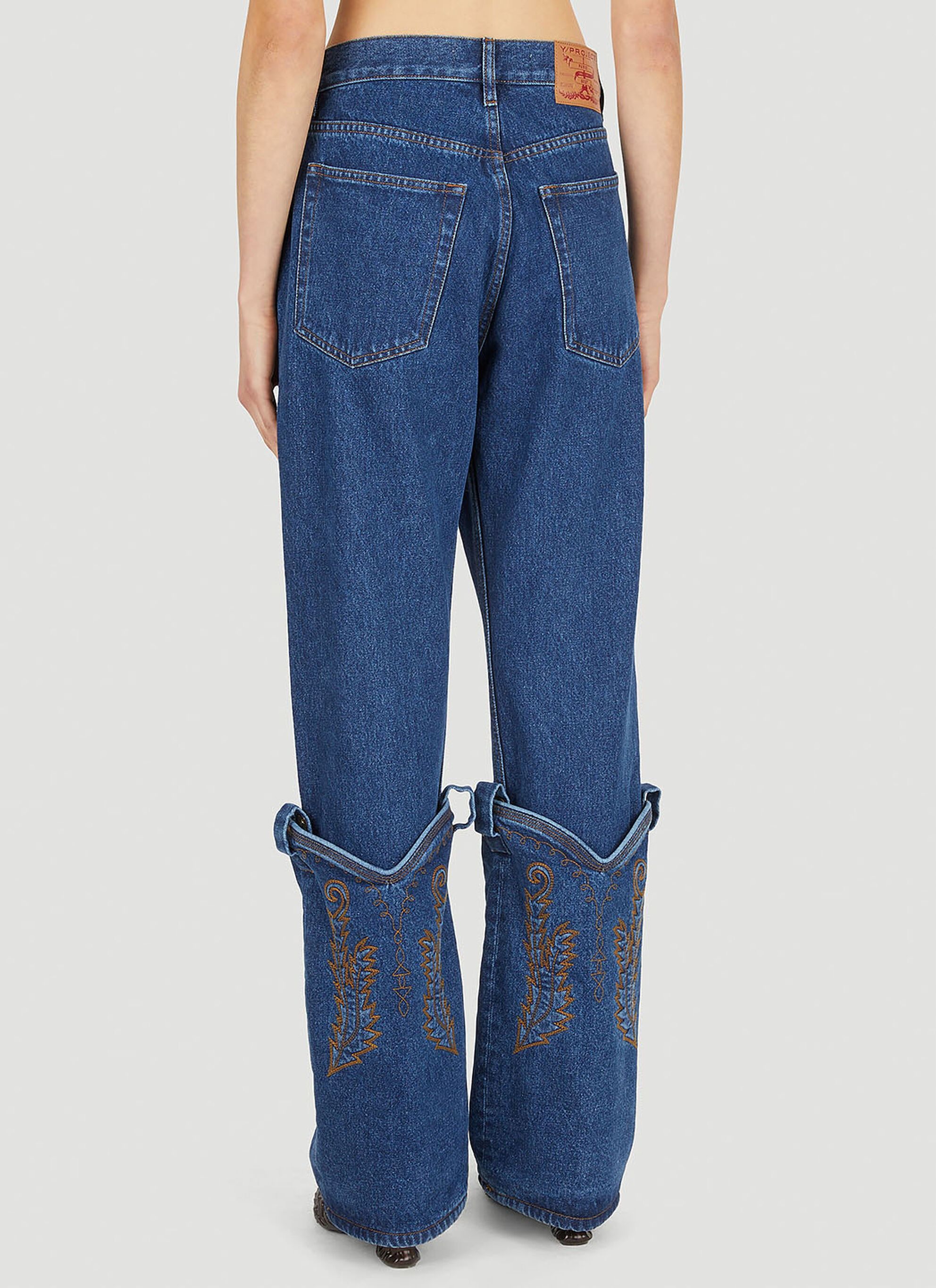 Y/Project $735 Y/Project Cowboy Cuff Jeans Size US 29 - 3 Thumbnail