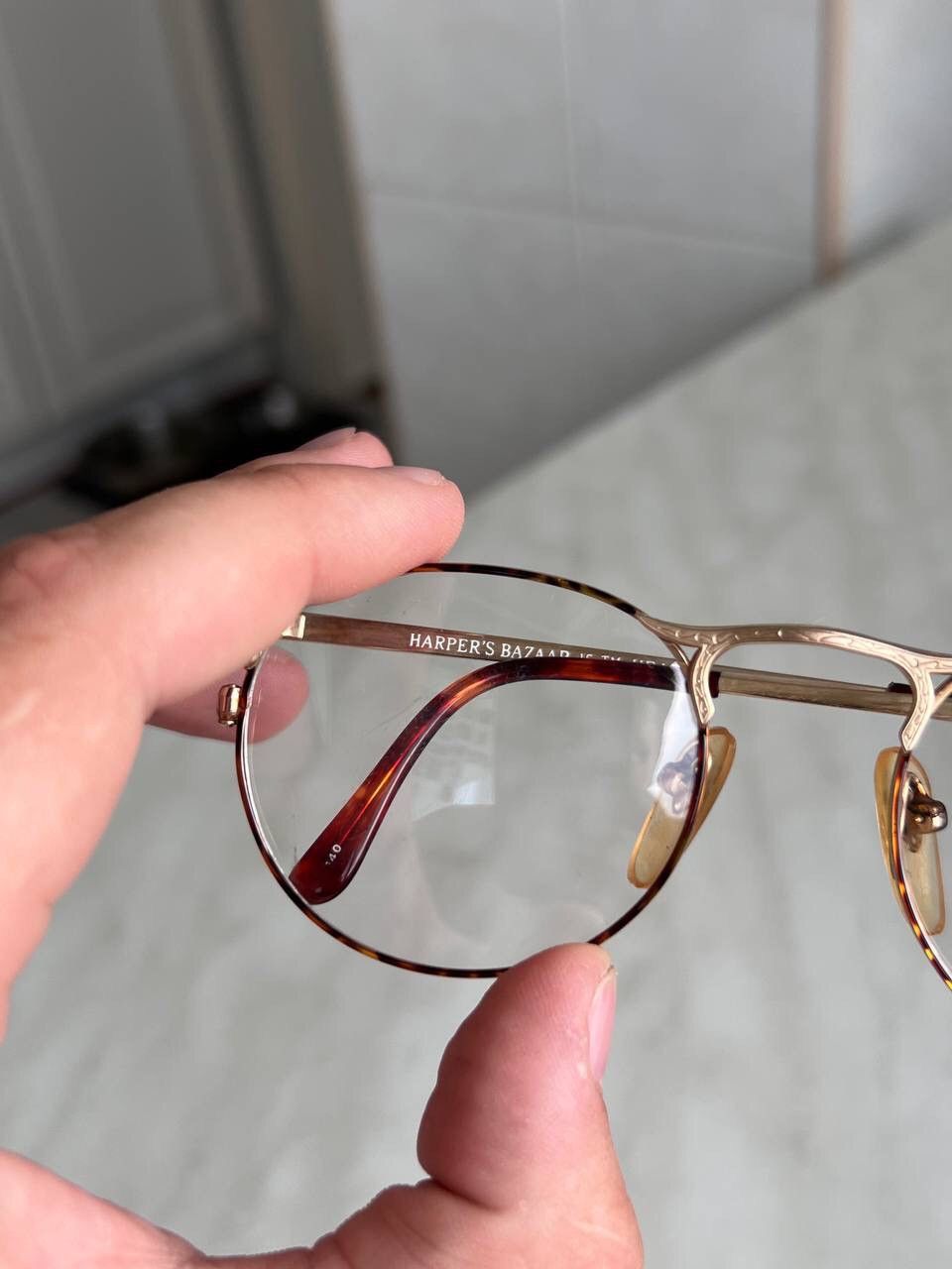 Japanese Brand Harper's Bazar eyeglasses Retro Frame Japan Made '90s Y2K Size ONE SIZE - 3 Thumbnail