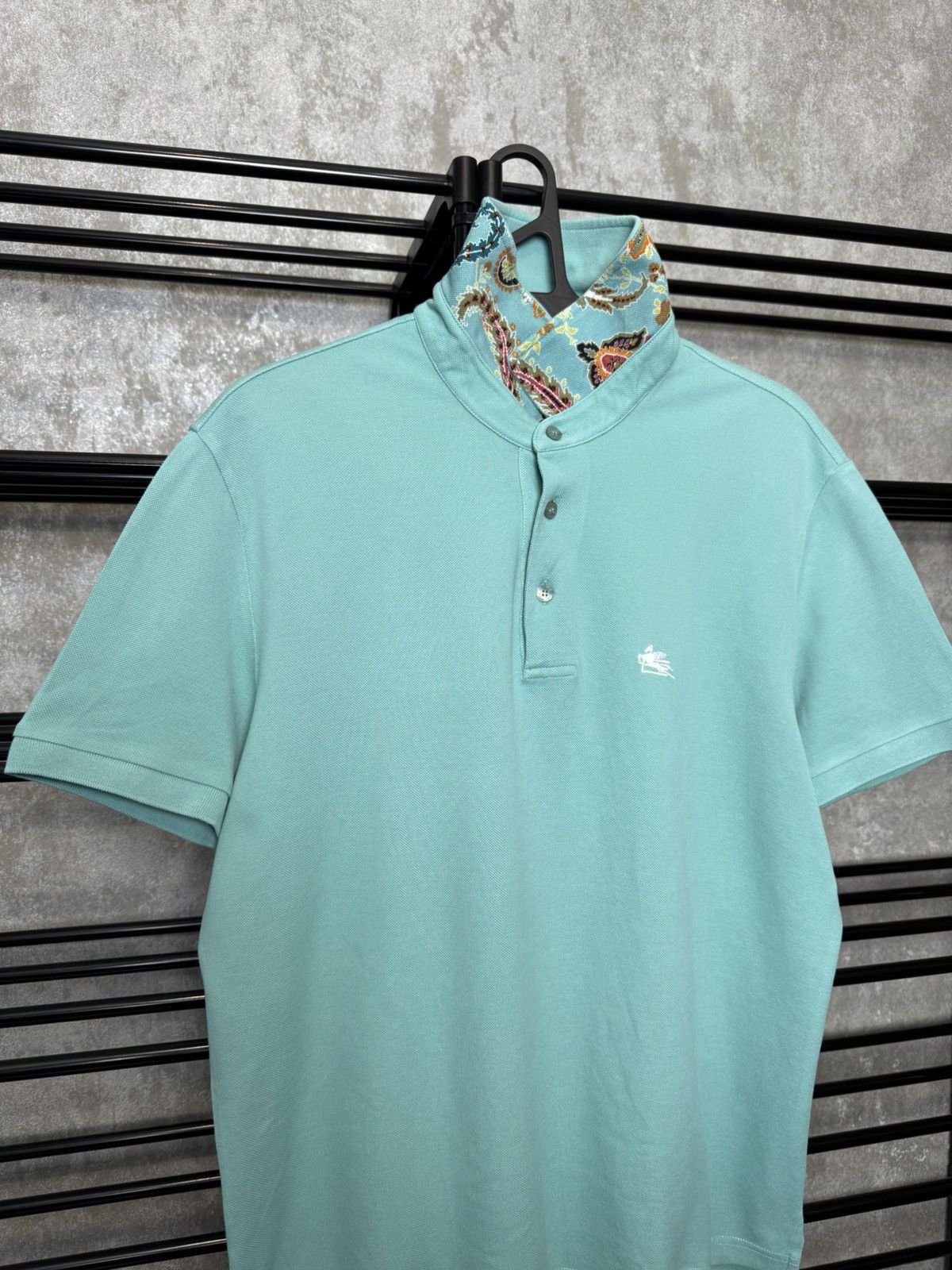 Etro Vintage Rare Polo Etro Milano Size US XXL / EU 58 / 5 - 3 Thumbnail