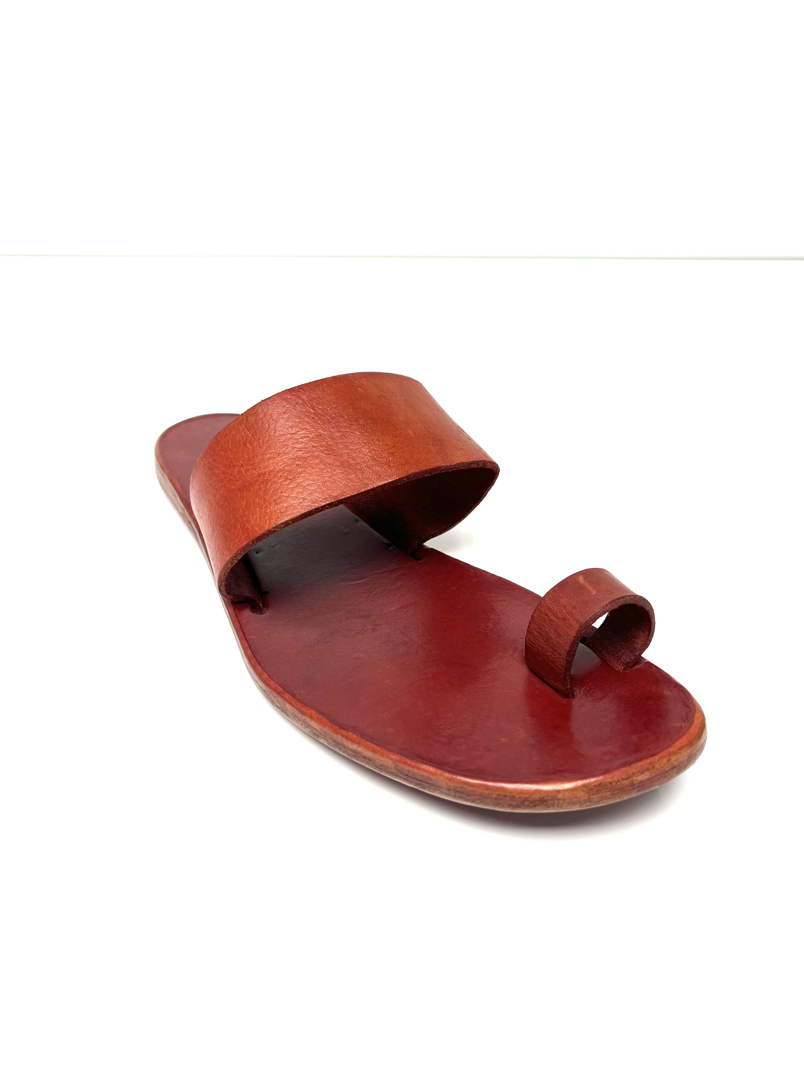 Dimissianos & Miller DIMISSIANOS & MILLER LEATHER SLIDE / SANDALS Size US 11 / EU 44 - 3 Thumbnail