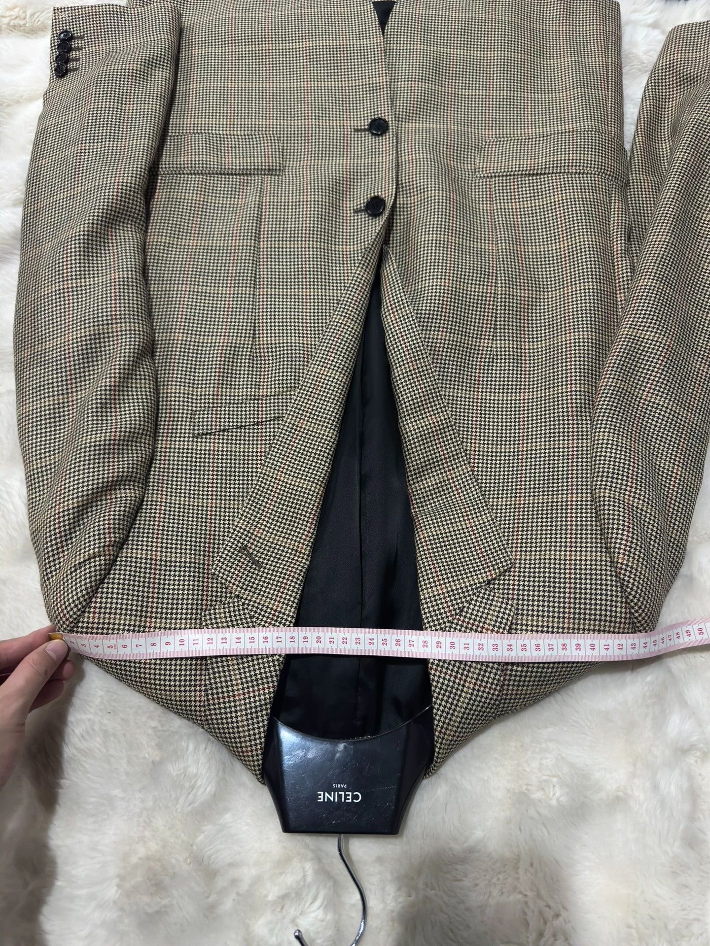 Celine Celine brand new men's plaid suit size 52 Size 52R - 4 Thumbnail