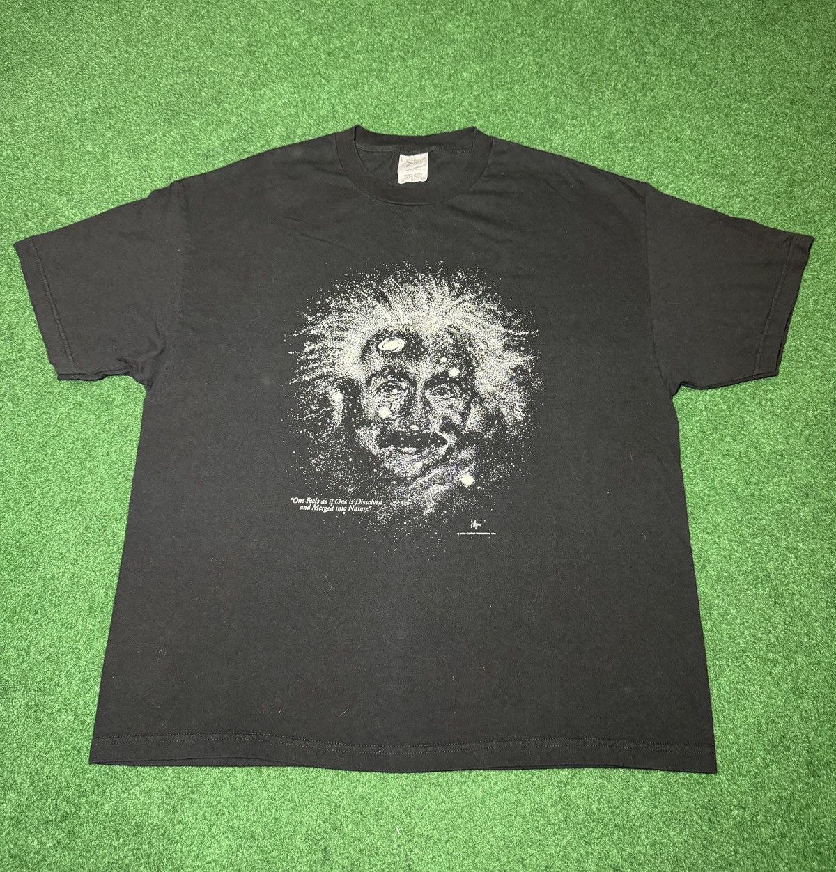 Vintage Vtg 90s Albert Einstein Justin Bieber Constellation T Shirt Size US XXL / EU 58 / 5 - 1 Thumbnail