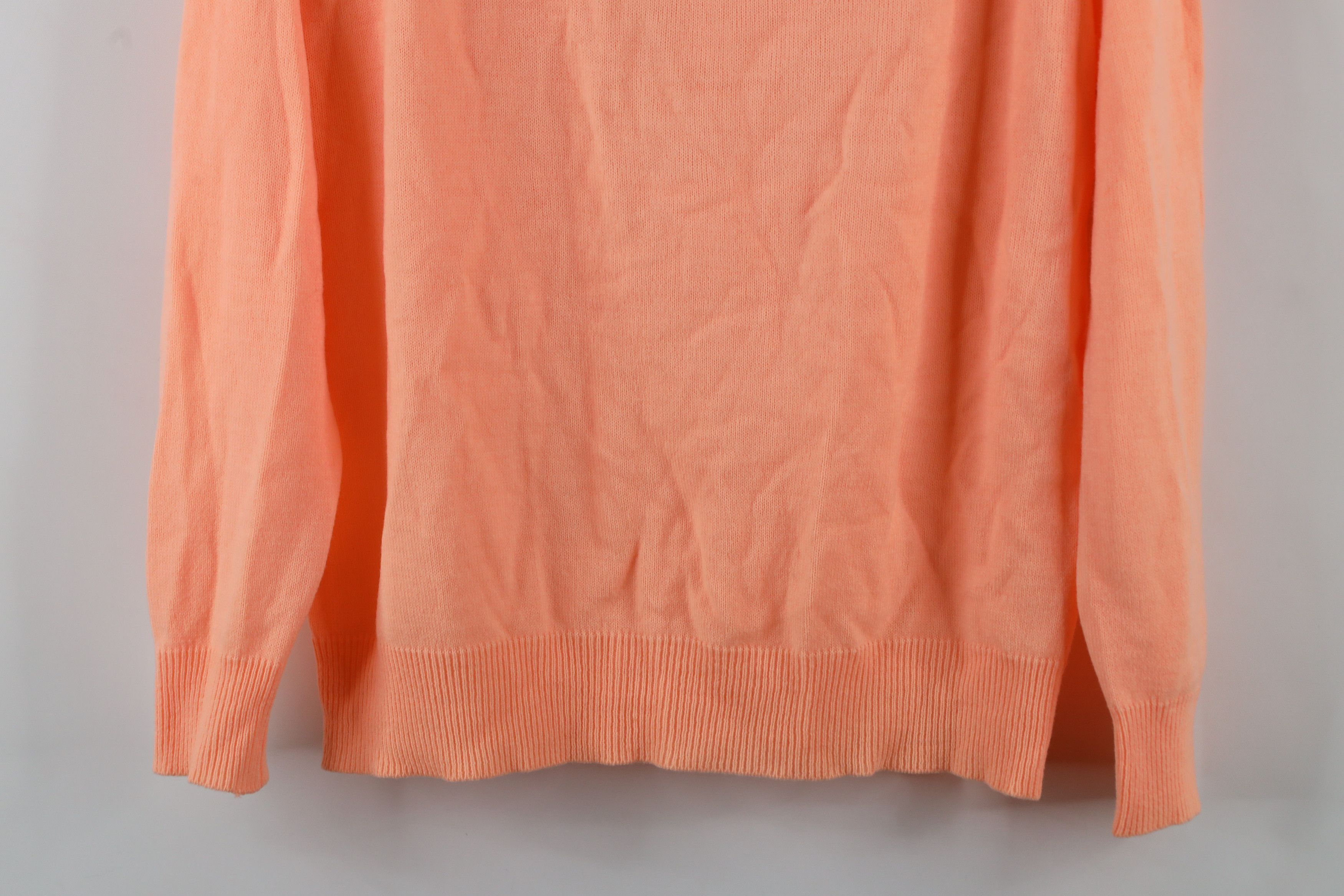 Vintage Vintage 70s Streetwear Lightweight Knit Sweater Neon Pink Size L / US 10 / IT 46 - 3 Thumbnail