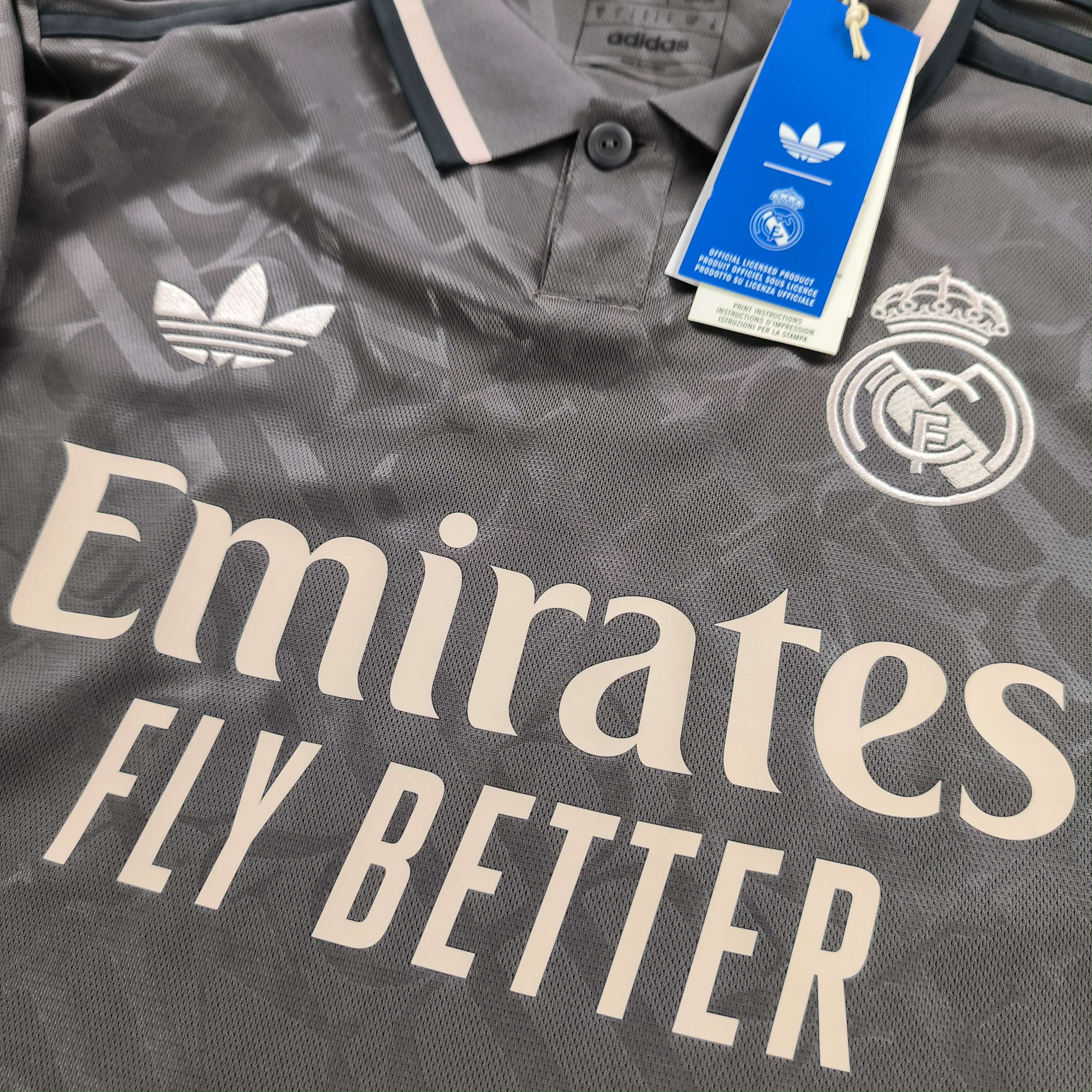 Adidas NEW Real Madrid 24-25 third UCL Bellingham football jersey S Size US S / EU 44-46 / 1 - 3 Thumbnail