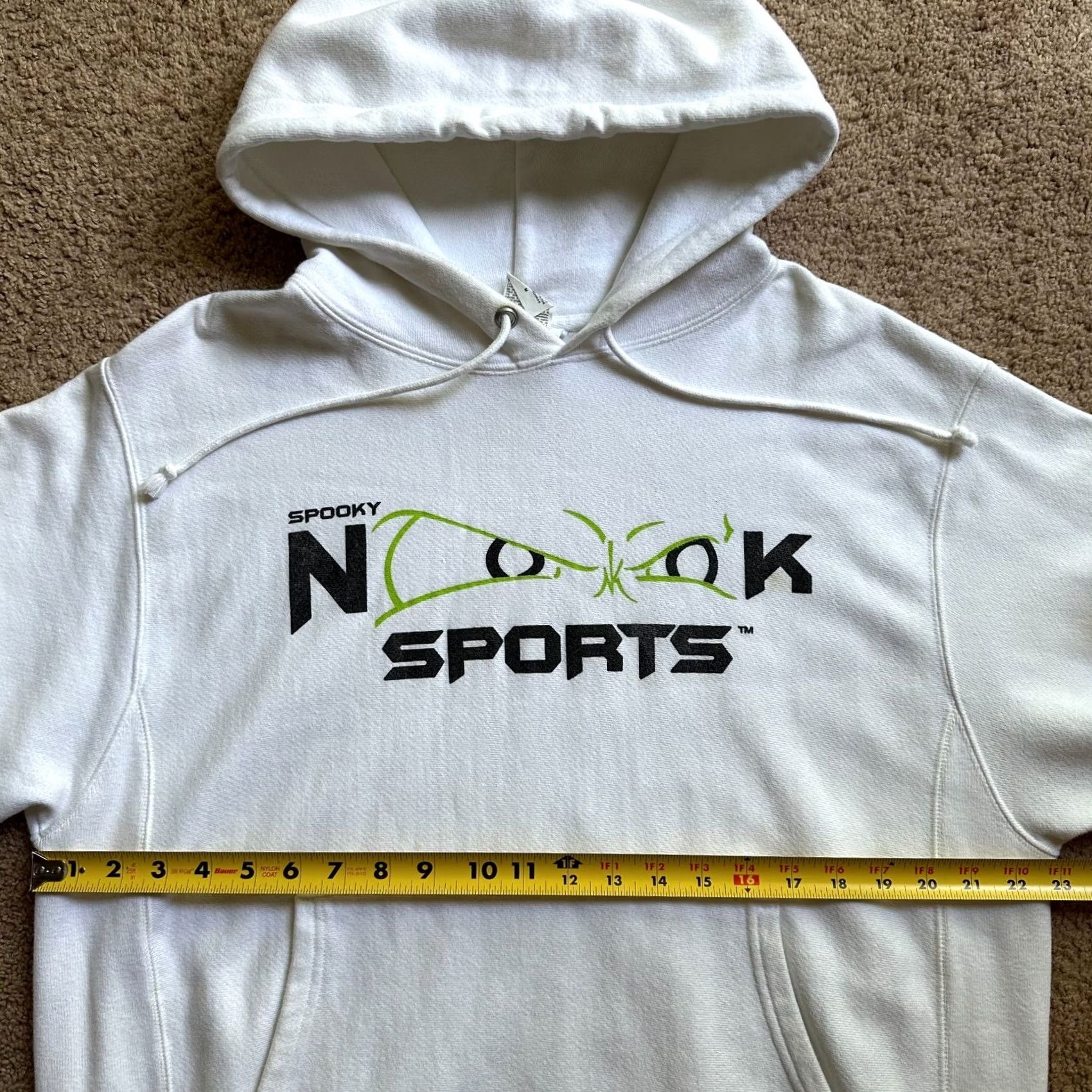 Champion Champion Sweatshirt Mens Medium Reverse Weave White Pockets Spooky Sports 90s Size US M / EU 48-50 / 2 - 6 Thumbnail
