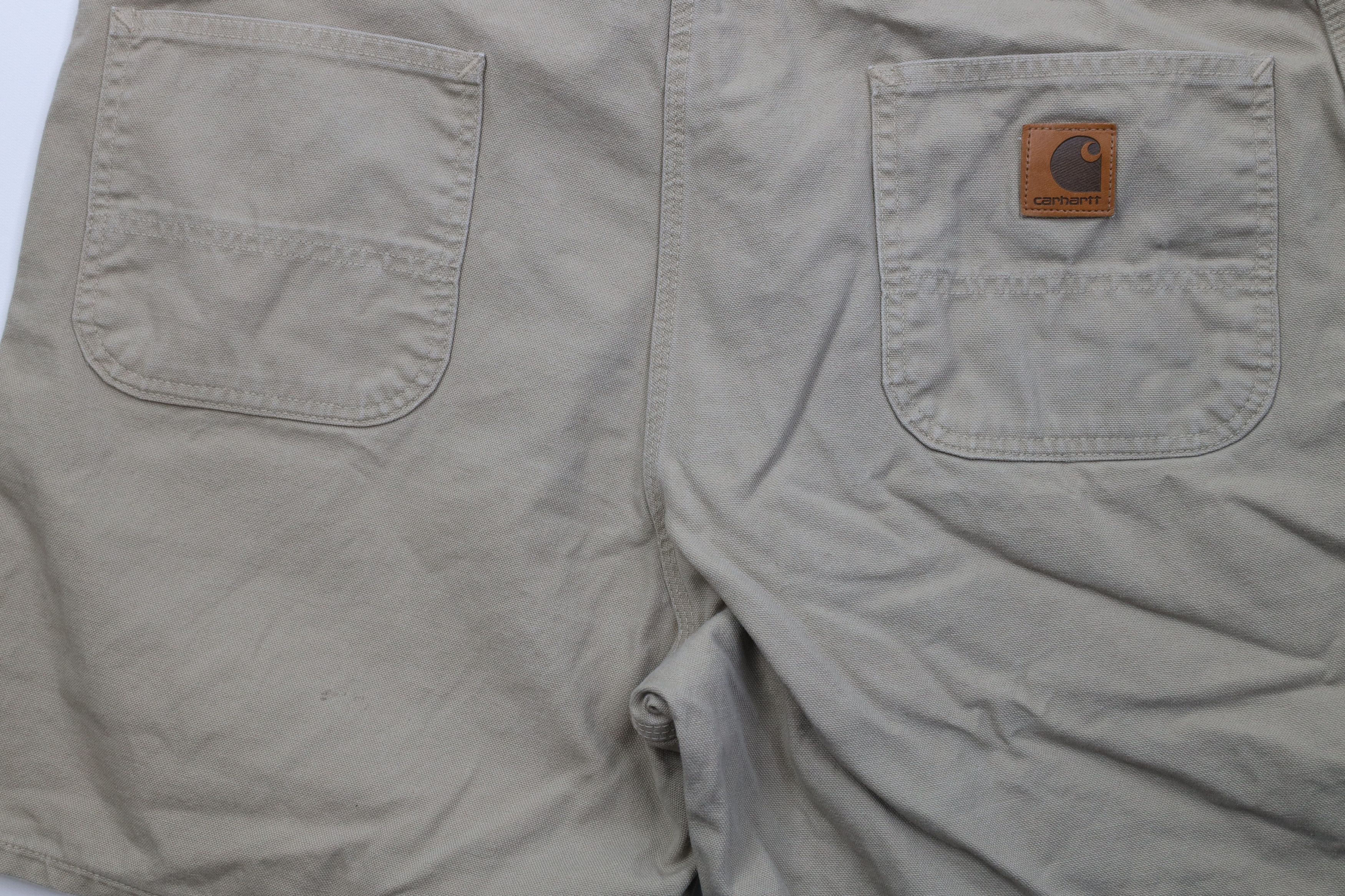 Carhartt Vintage Y2K 2000 Carhartt Above Knee Canvas Shorts Beige USA Size US 44 / EU 60 - 10 Thumbnail