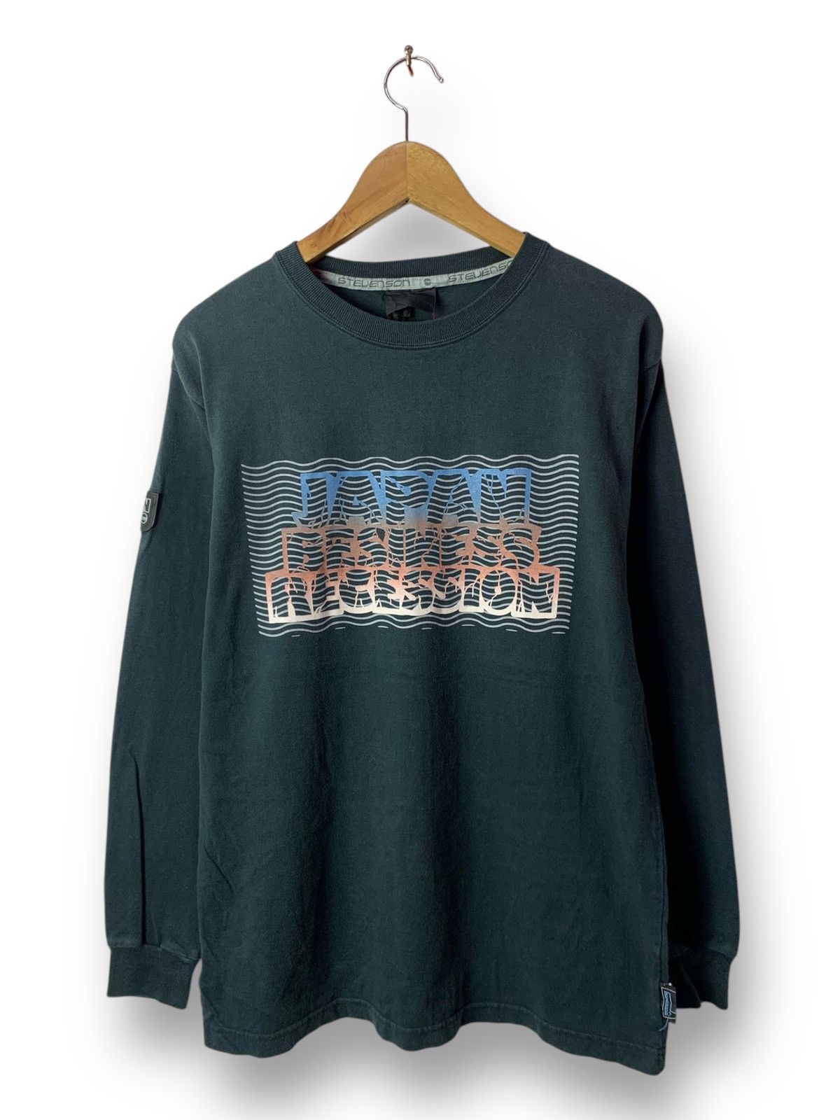 Japanese Brand 🔥 Stevenson Japan Recession Skate Streetwear Tee Size US M / EU 48-50 / 2 - 1 Thumbnail