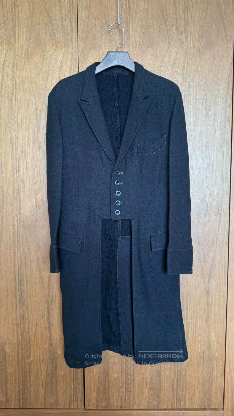 Yohji Yamamoto Yohji Yamamoto Runway Wool Coat. Size US M / EU 48-50 / 2 - 2 Thumbnail