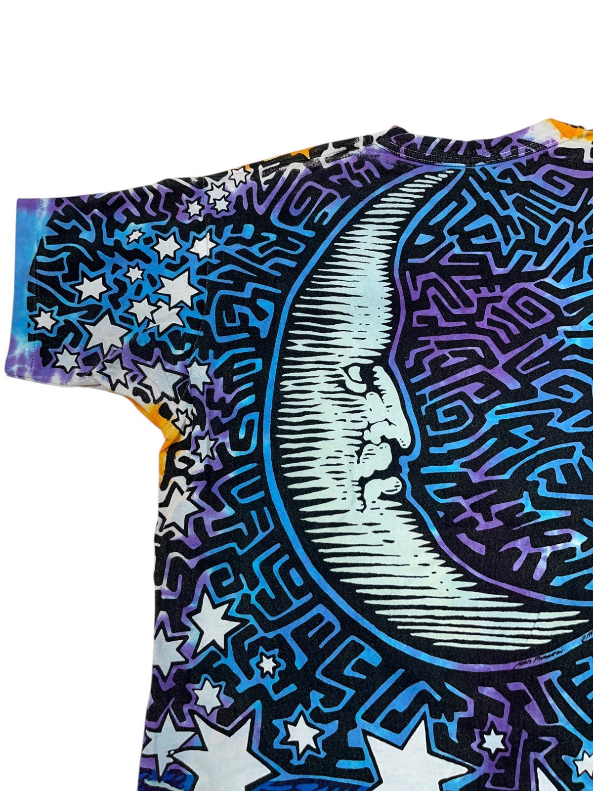 Liquid Blue Vintage 1992 Liquid Blue Sun/Moon All Over Print T-shirt Size US XL / EU 56 / 4 - 10 Thumbnail
