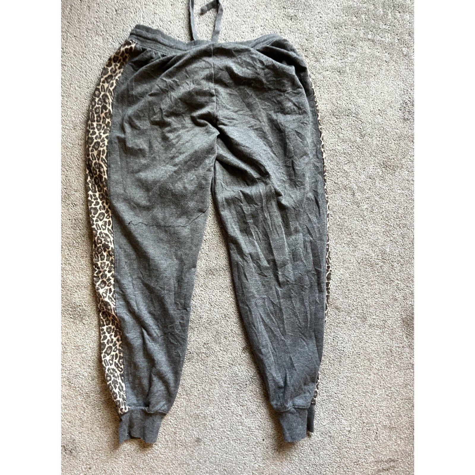 Splendid Splendid Women's Jogger Pants Gray Brown Cheetah Print Size Small Size 28" / US 6 / IT 42 - 3 Thumbnail
