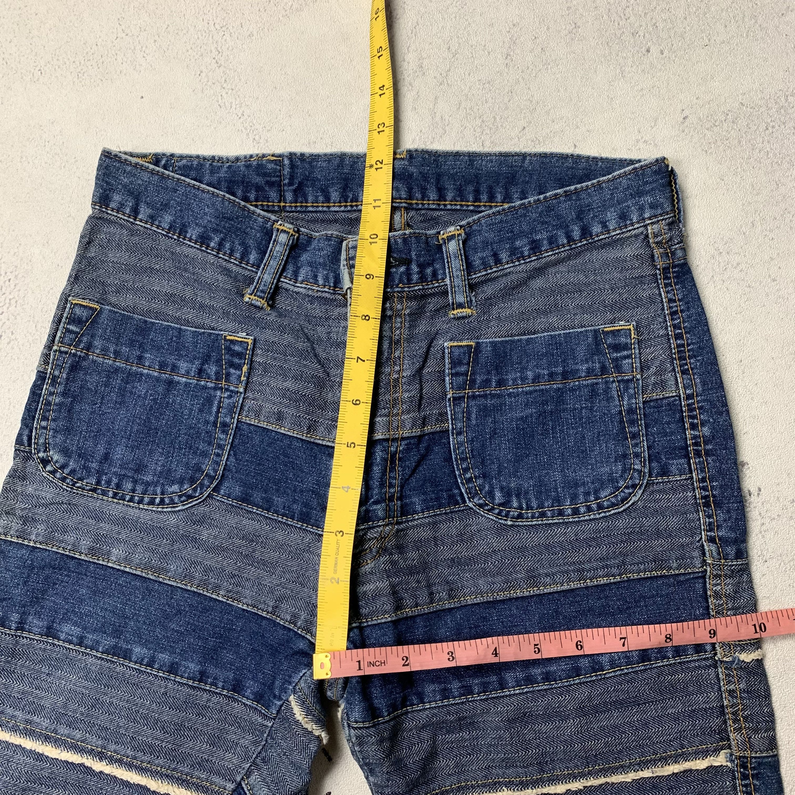 Hysteric Glamour Vintage Hysteric Glamour Kinky Hagi Patchwork Denim Pants Size US 28 / EU 44 - 10 Thumbnail