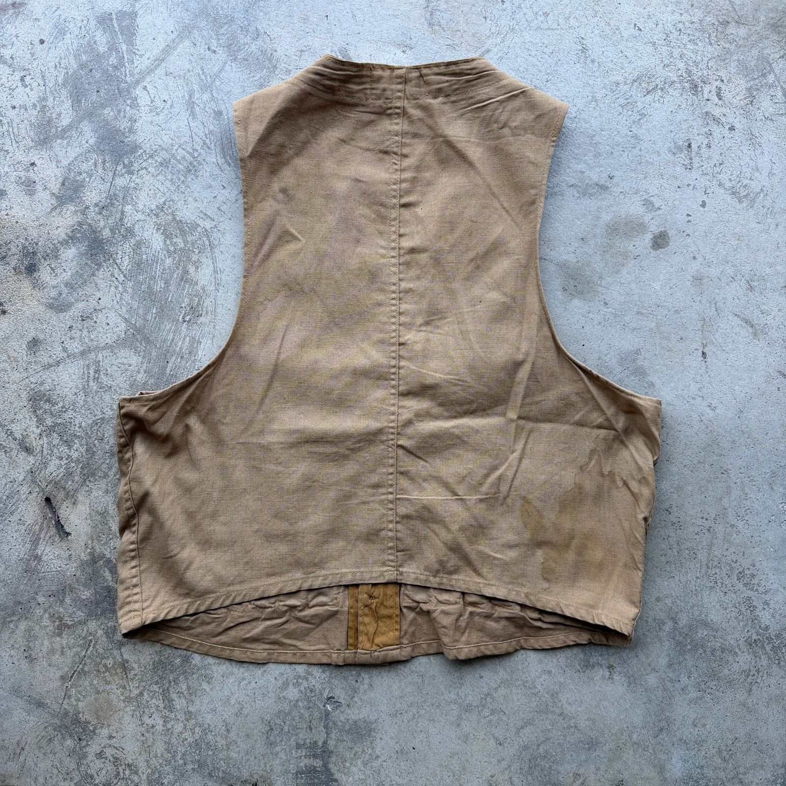 Sears Vtg 70s Sears Active Sportswear Khaki Utility Hunting Vest Size US M / EU 48-50 / 2 - 6 Thumbnail
