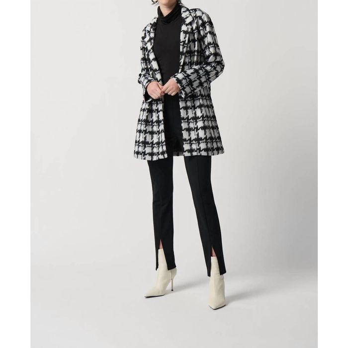Joseph Ribkoff Black and White Knitted Jacket 203084 110