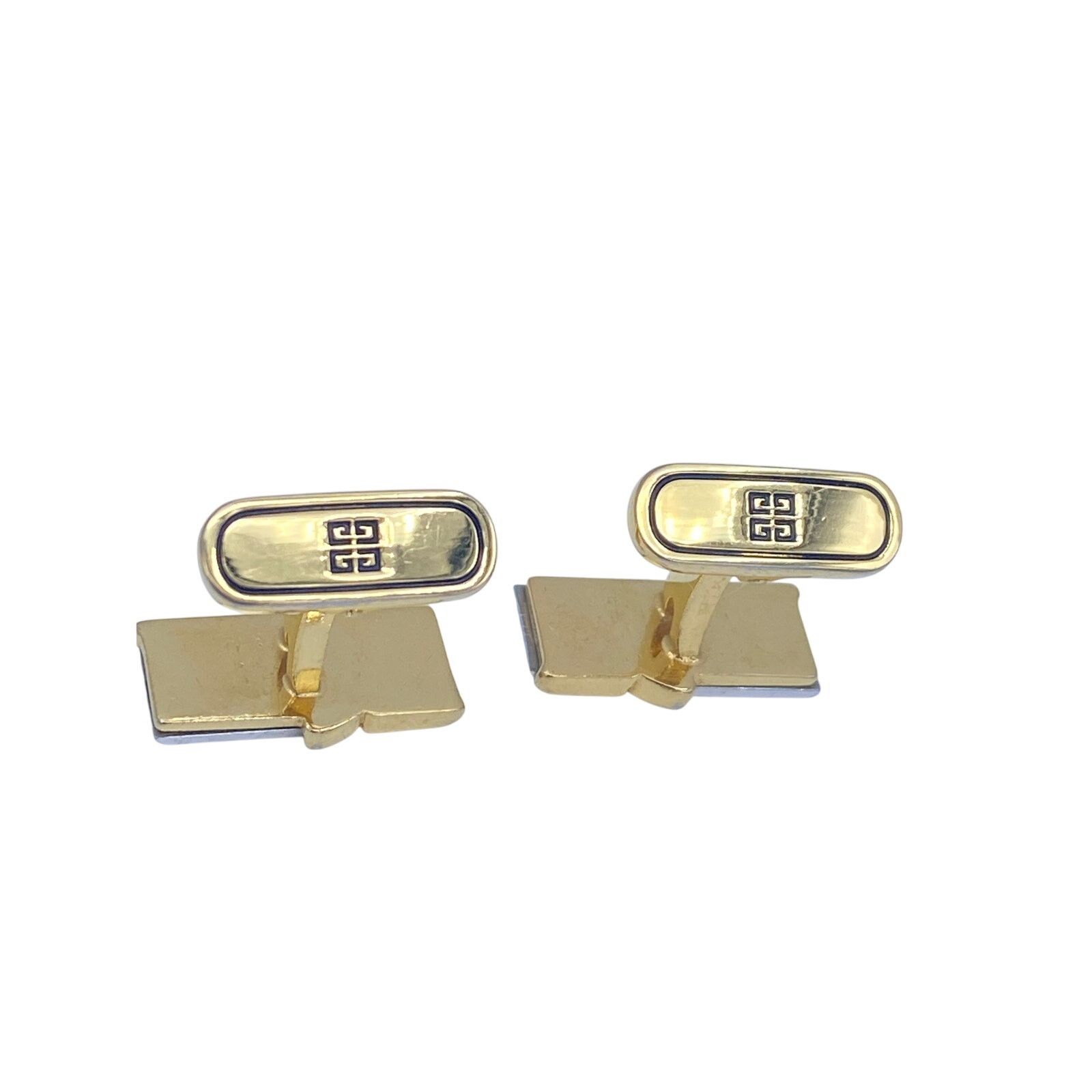 Dior Givenchy Authentic Gold-Tone and Silver-Tone Cufflinks Size 26 - 2 Thumbnail