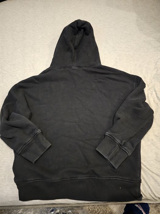 Gucci Rainbow Gucci Black Hoodie with Cities Altered To Sz Medium