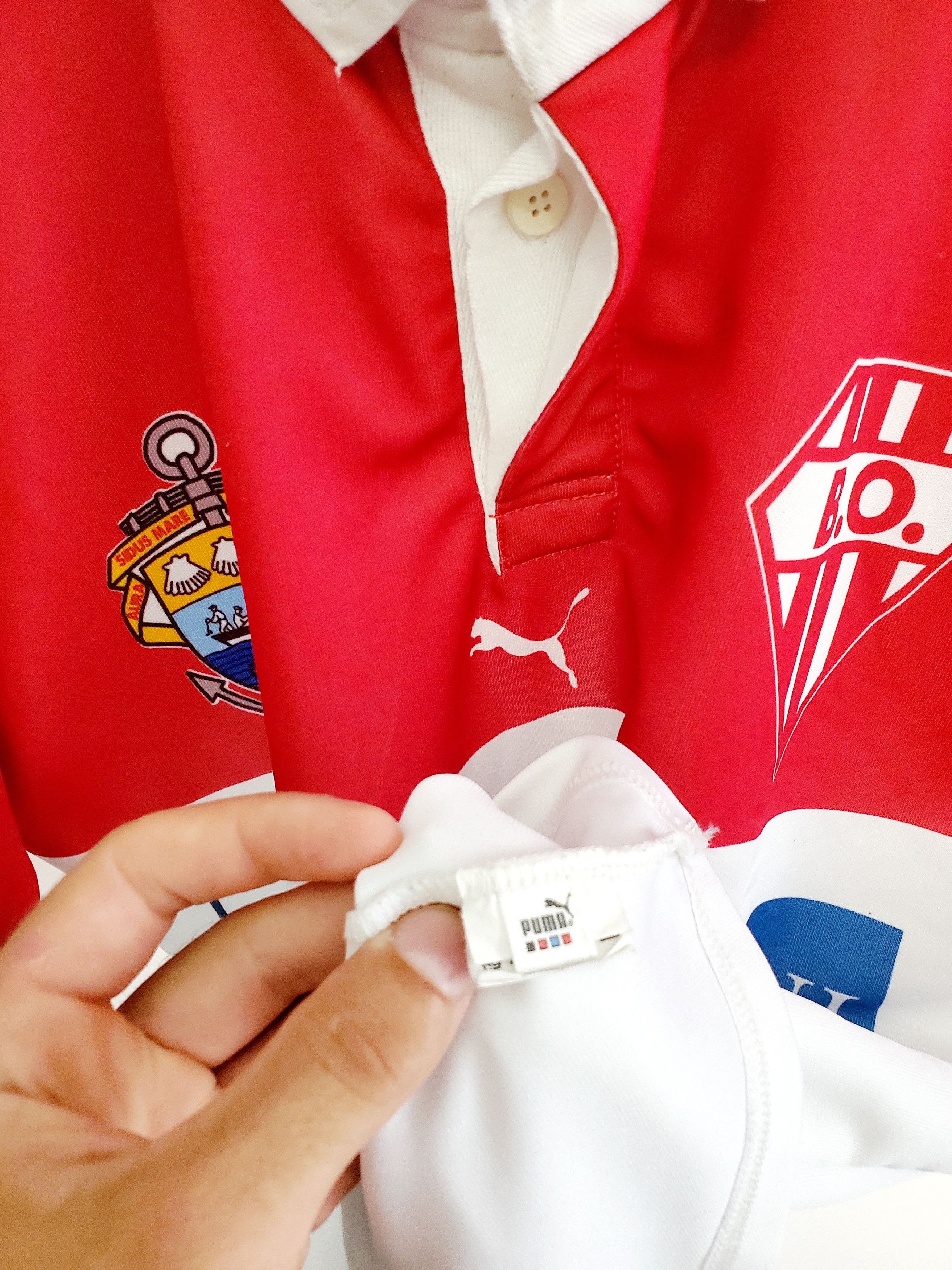Puma × Vintage rugby Biarritz Olympique puma jersey size L ideal condition Size US L / EU 52-54 / 3 - 4 Thumbnail