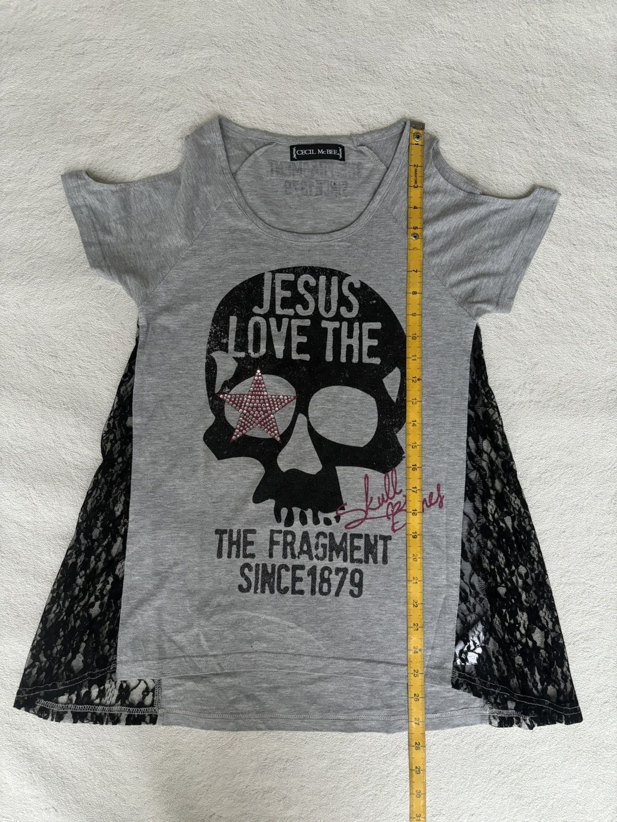 Hysteric Glamour Y2k cecil Mcbee skull punk style tshirt Size M / US 6-8 / IT 42-44 - 12 Thumbnail