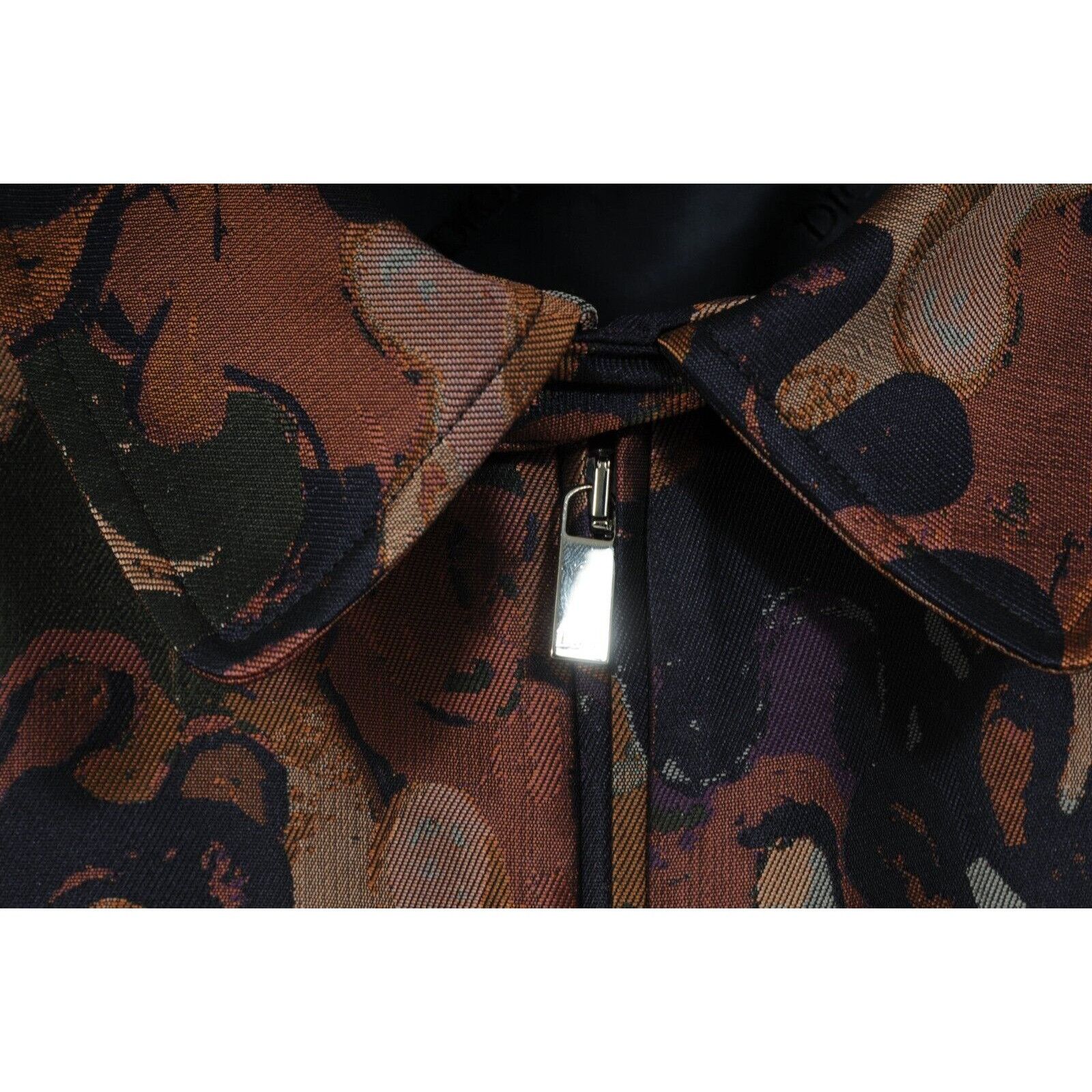 Dior Peter Doig Camouflage Woven Collared Bomber Jacket Size US L / EU 52-54 / 3 - 6 Thumbnail