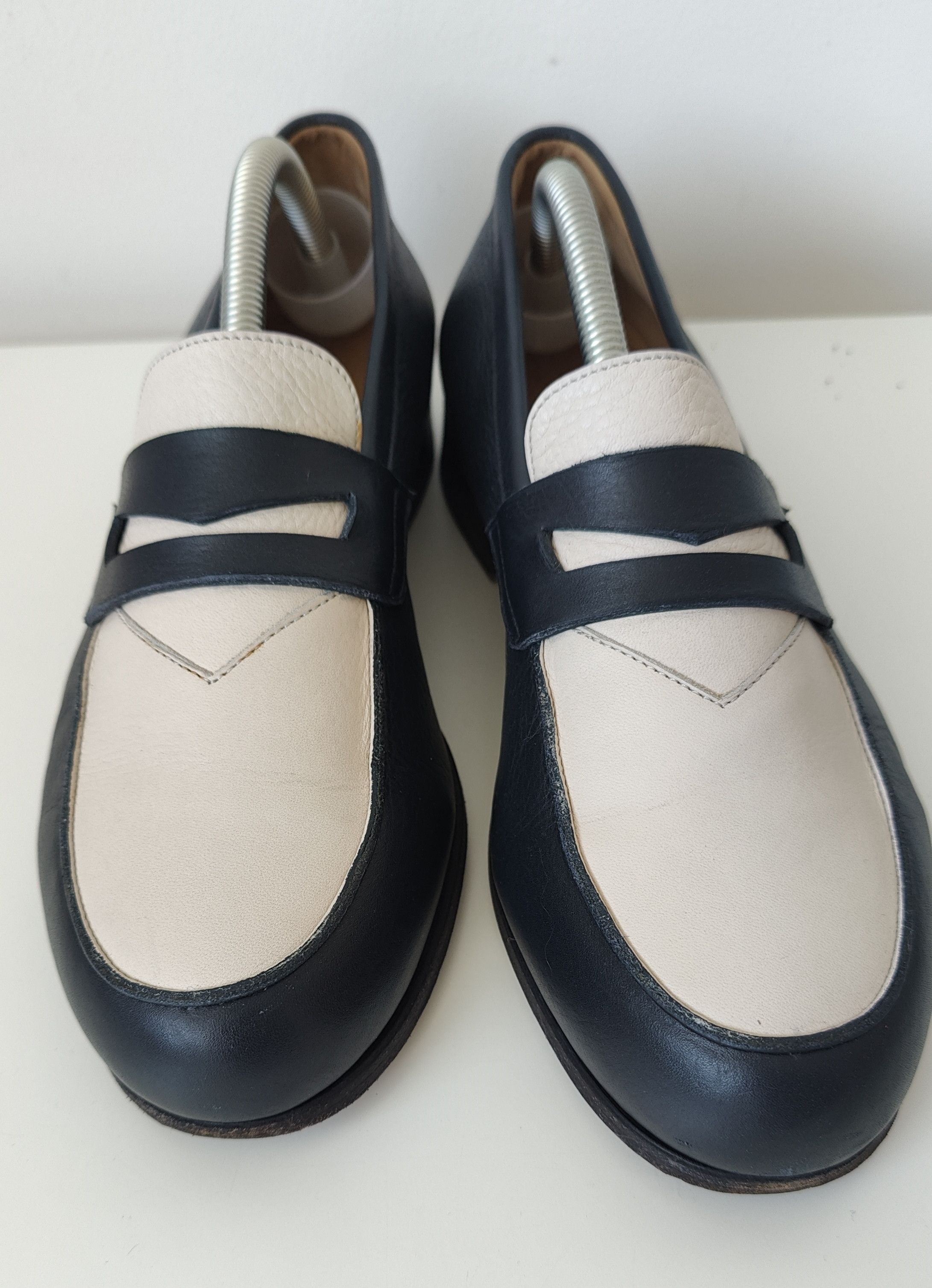Maison Kitsune Maison Kitsune Luxury Leather Penny Loafers Size US 10 / EU 43 - 6 Thumbnail