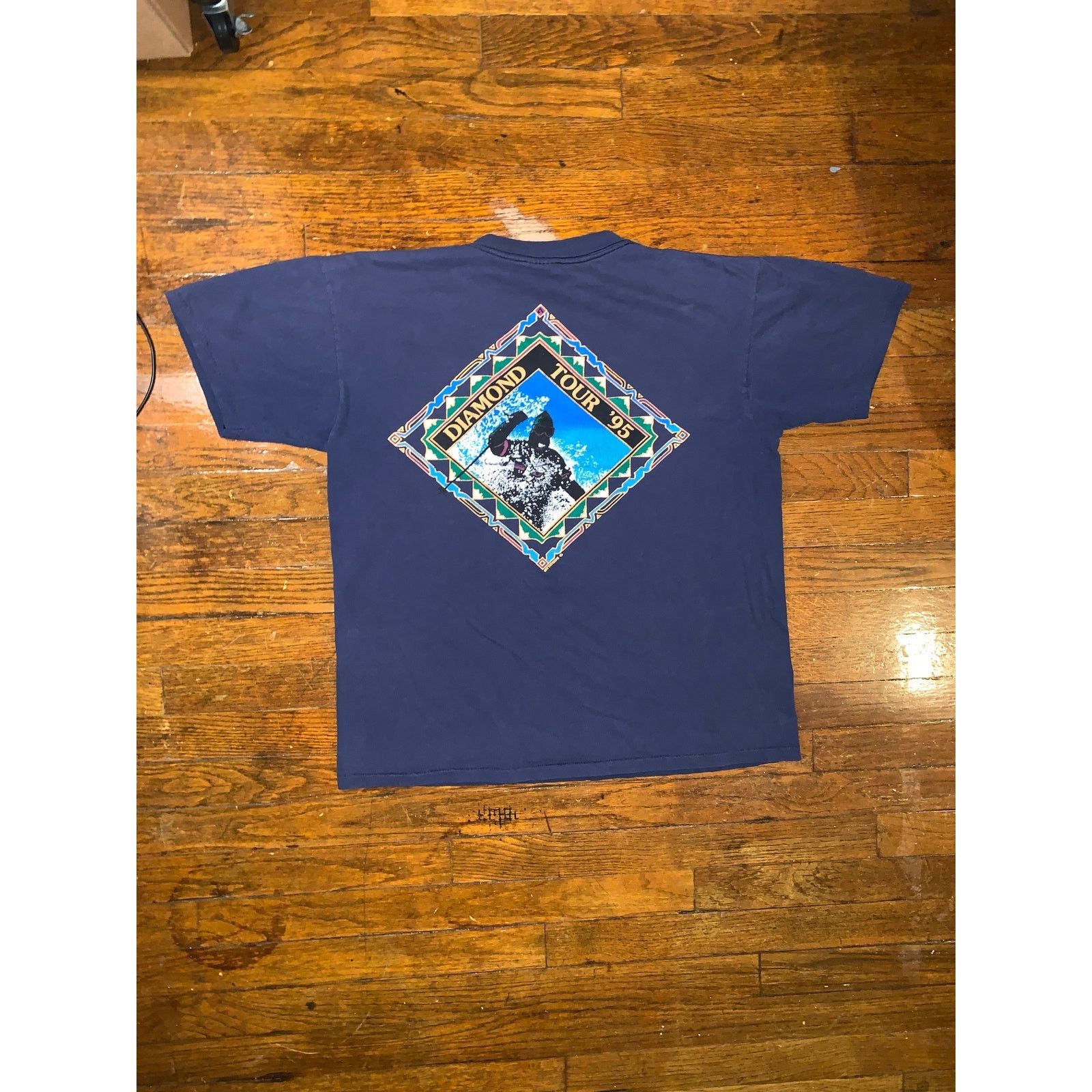 Other × Vintage Diamond Tour Maine Extreme Skiing T Shirt Large USA Navy Size US L / EU 52-54 / 3 - 2 Thumbnail